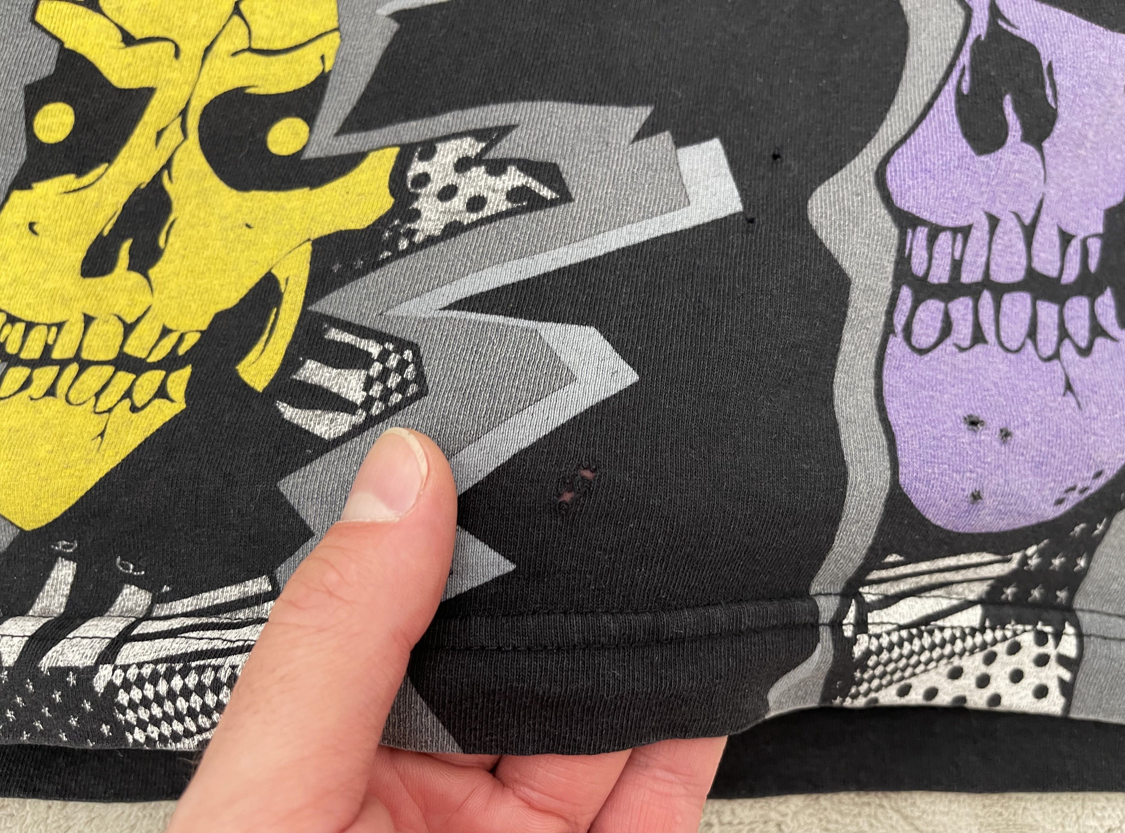 No Fear × Vintage Vintage Skulls NO FEAR Size US XL / EU 56 / 4 - 4 Thumbnail