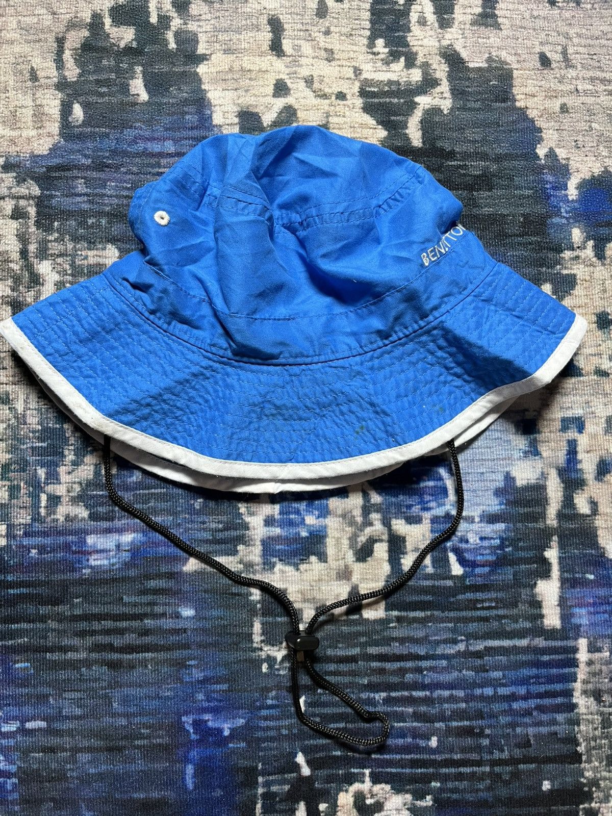 Benetton 🔥Benetton bucket hats with rope unisex Size ONE SIZE - 1 Thumbnail