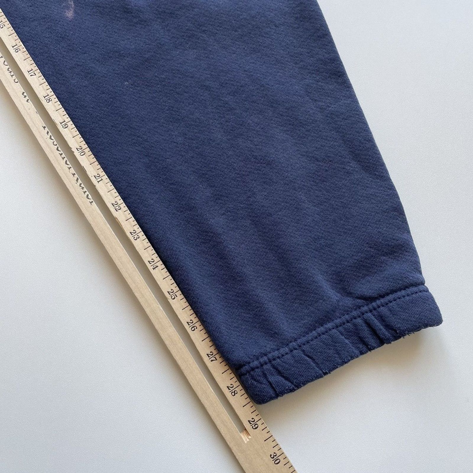 Nike × Vintage Vintage Nike Sportswear Swoosh Sweatpants Medium Navy Rare Size US 31 - 8 Thumbnail