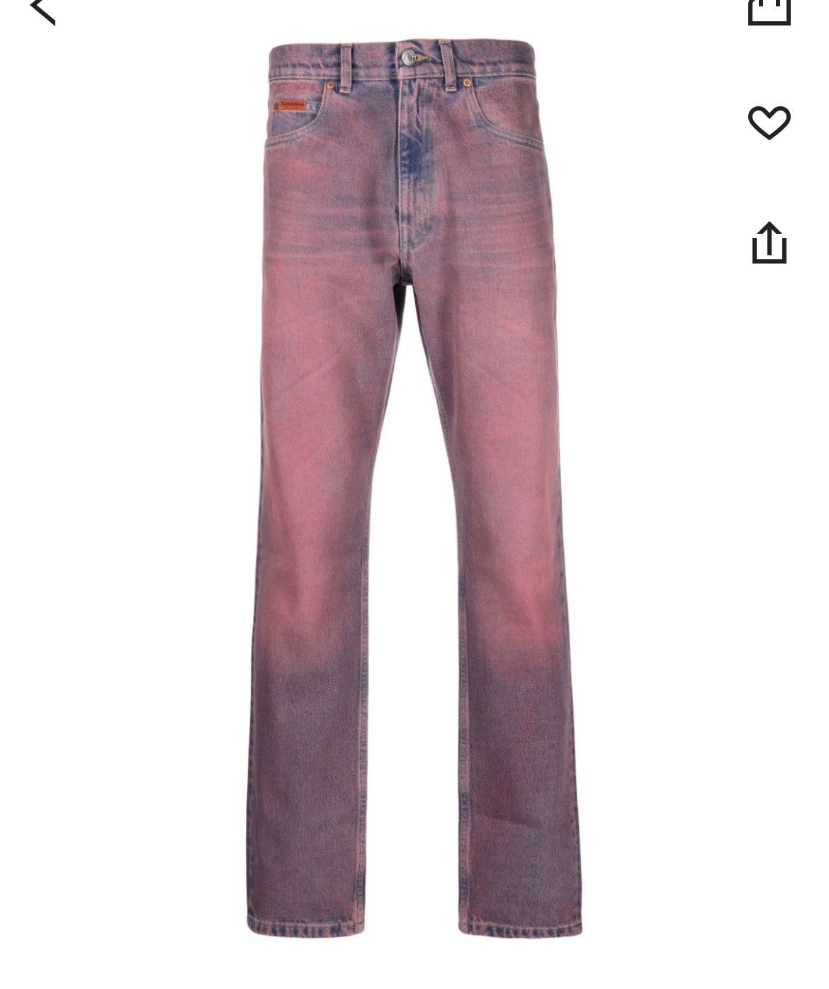 Martine Rose Martine Rose Overdyed straight leg jeans Size US 30 / EU 46 - 1 Thumbnail