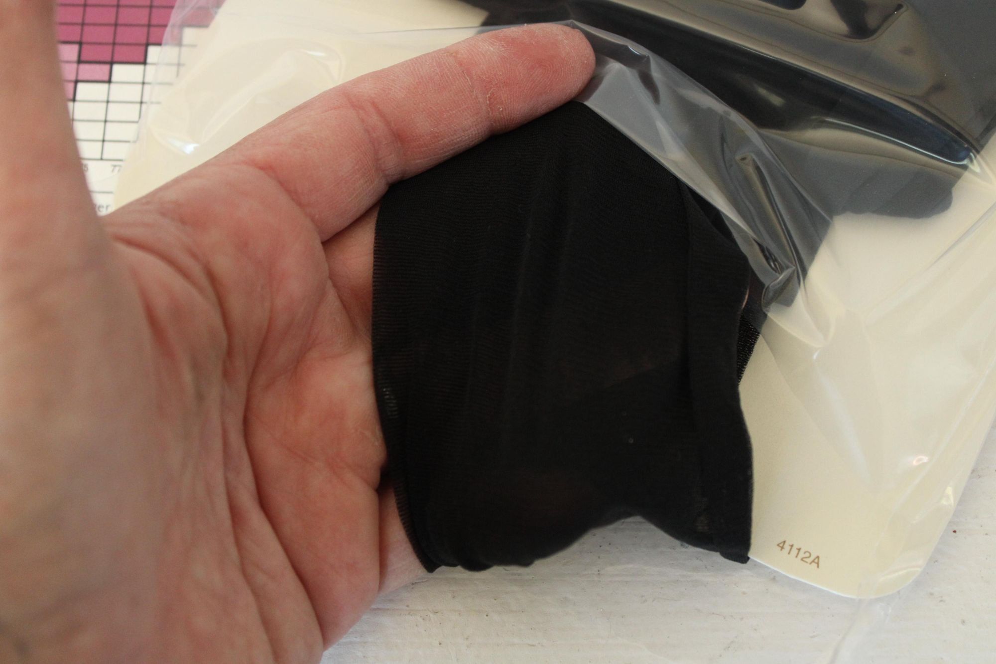 Hanes Vintage 1990s 2000s Pantyhose, New NOS, Hanes Jet Black, Siz Size ONE SIZE - 10 Thumbnail