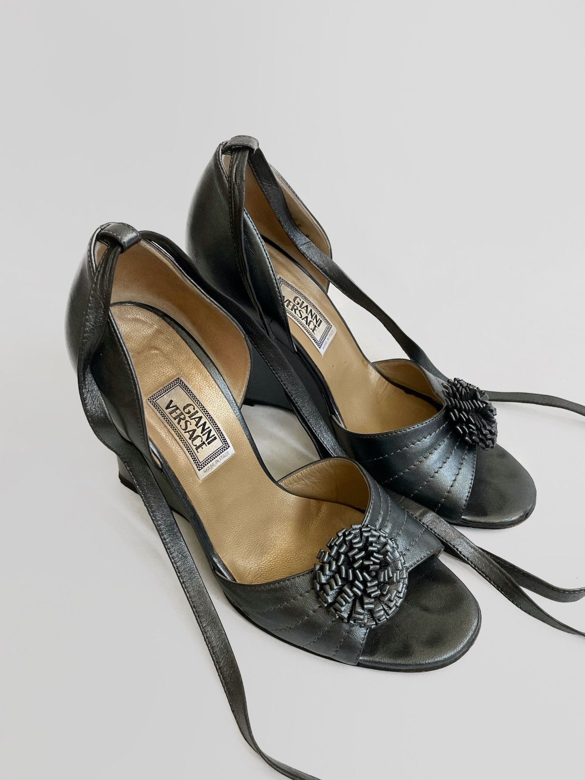 Versace Archive Gianni Versace platform shoes Size US 7 / IT 37 - 8 Thumbnail
