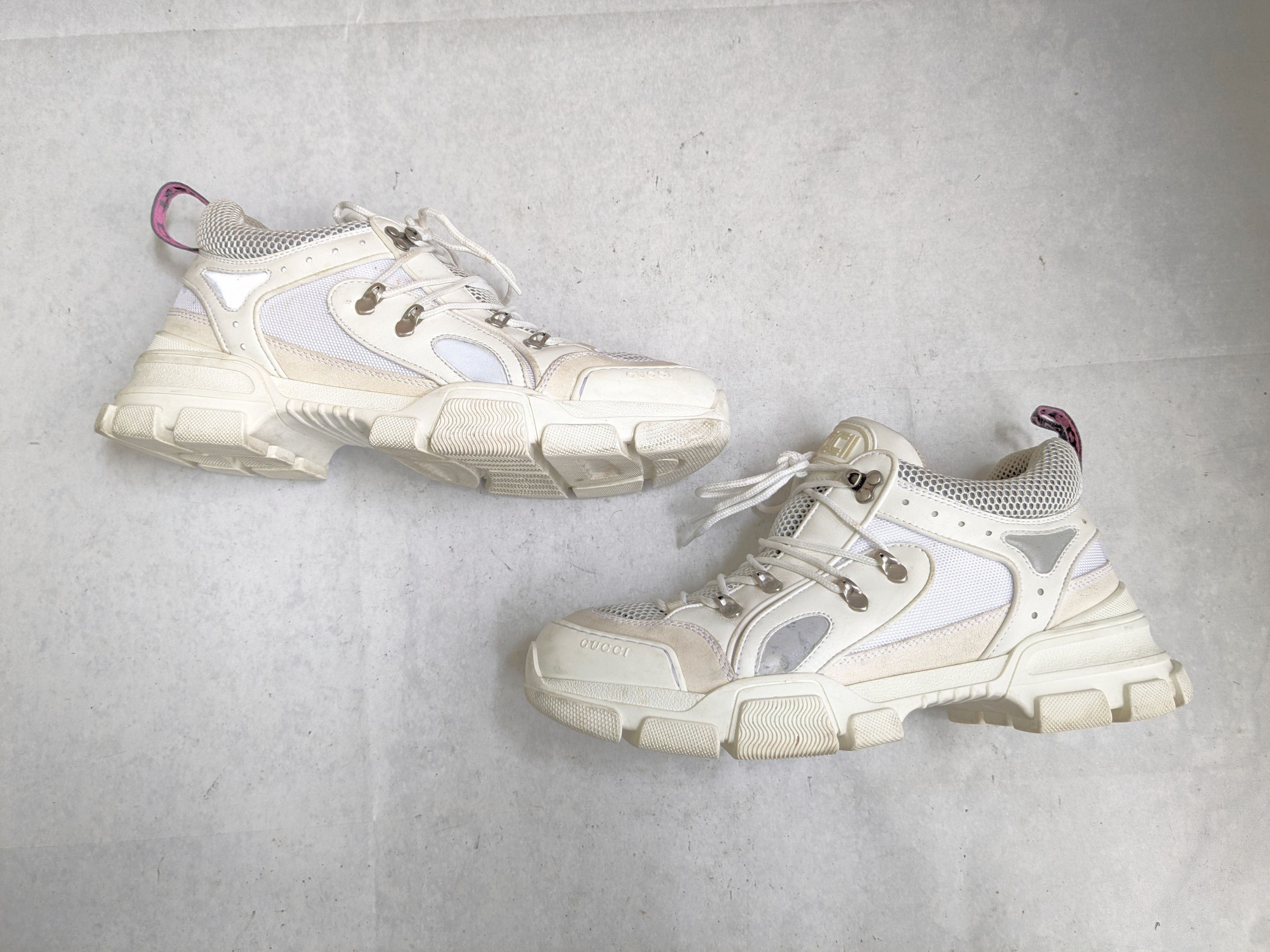 Gucci Gucci Flashtrek Sneakers White 11 Low Tops Size US 11 / EU 44 - 1 Thumbnail