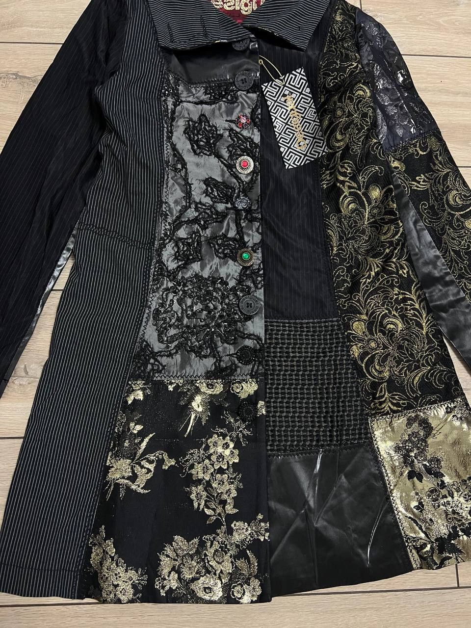 Desigual Womens Desigual Overcoat Lightweight Coat 01E2900 EUR42 us10 Size M / US 6-8 / IT 42-44 - 12 Thumbnail