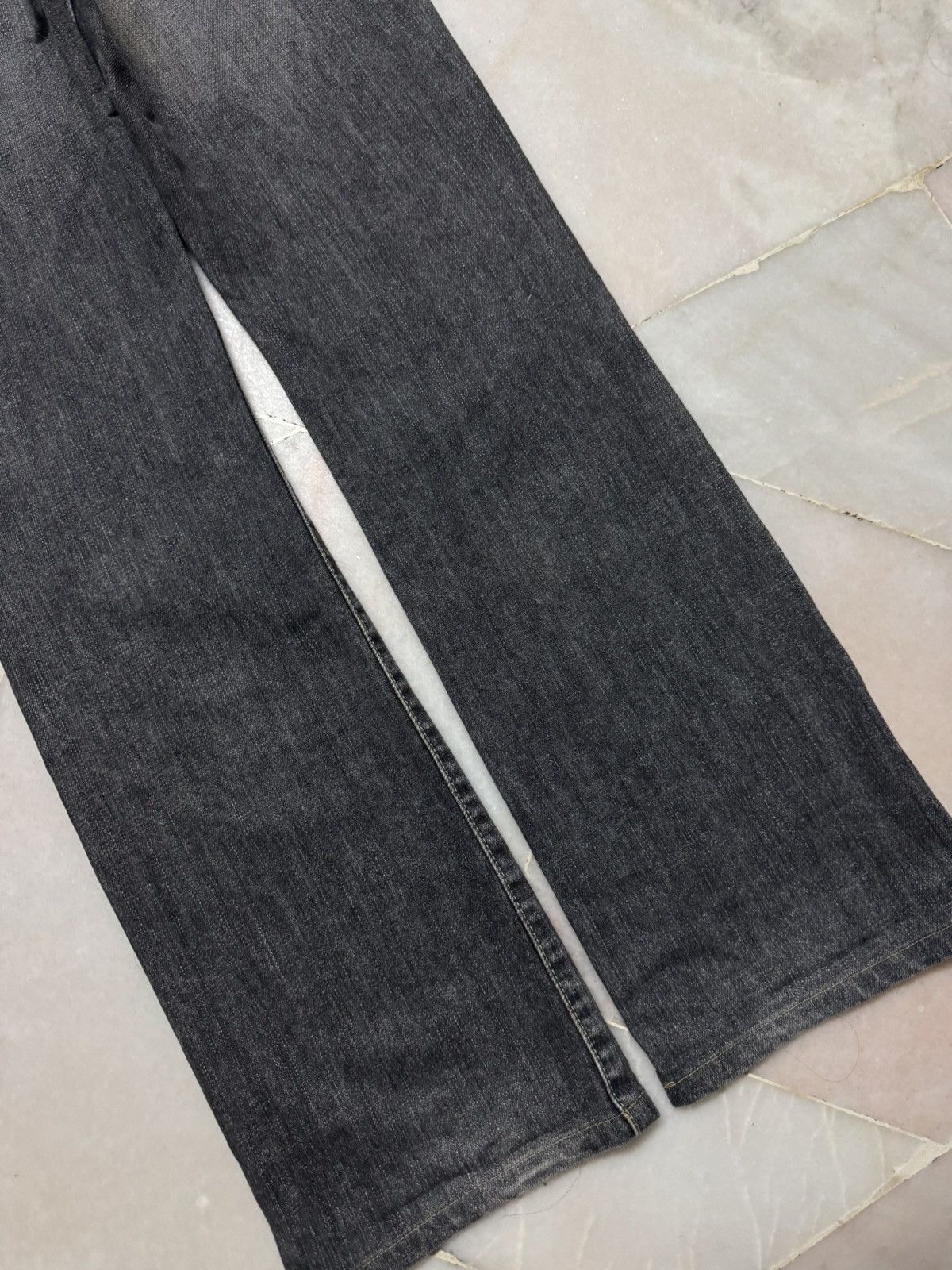 Japanese Brand 💥Regular Fit Boot Cut💥90s Uniqlo Sand Washed Distressed Size US 28 / EU 44 - 14 Thumbnail