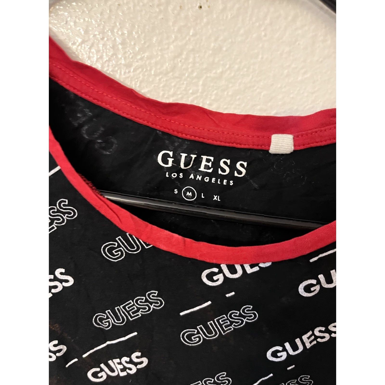 Guess VINTAGE GUESS Logo Graphic T-Shirt Women’s Black Crew Neck M Y2K Size M / US 6-8 / IT 42-44 - 3 Thumbnail