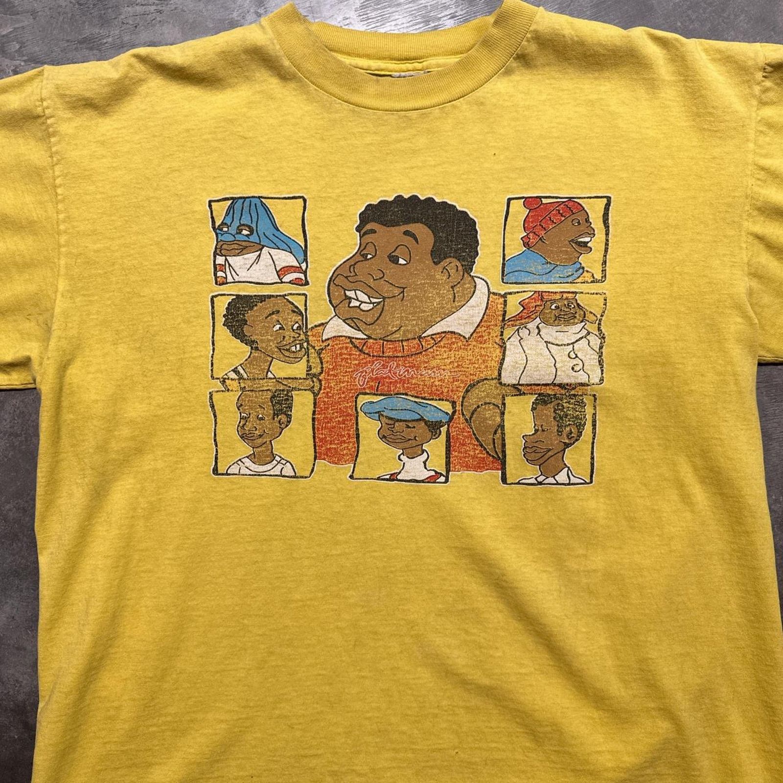 Fubu × Vintage Vintage 90s Platinum Fubu Fat Albert Graphic T-Shirt Size US L / EU 52-54 / 3 - 2 Thumbnail