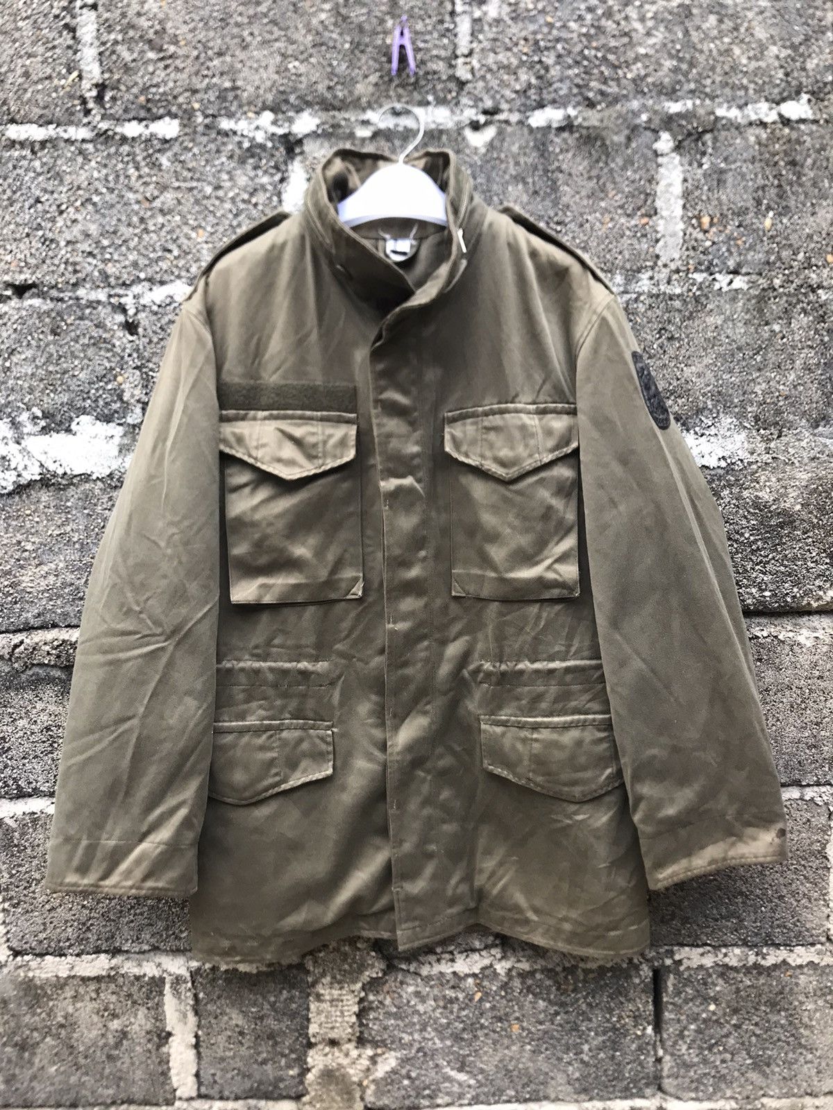 Vintage ⚡️Bundeswehr M-65 Vintage Army Litto Wein HBA 1985 Size US M / EU 48-50 / 2 - 1 Thumbnail