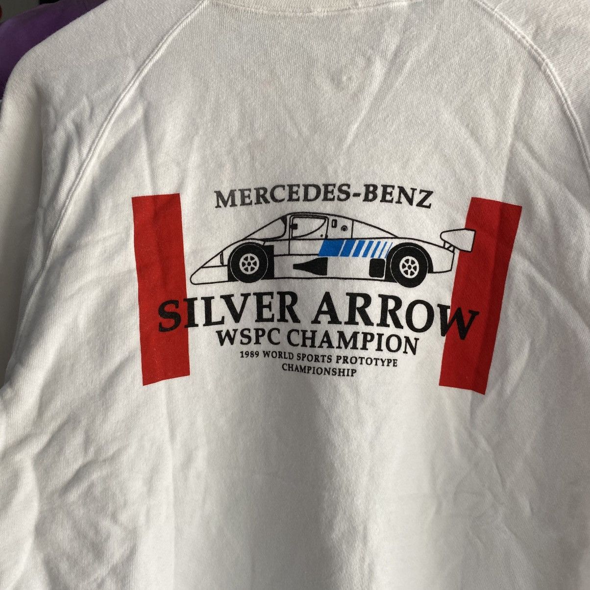 Mercedes-Benz Rare vintage 89s Mercedes-Benz Silver Arrow sweatshirt Size US L / EU 52-54 / 3 - 5 Thumbnail