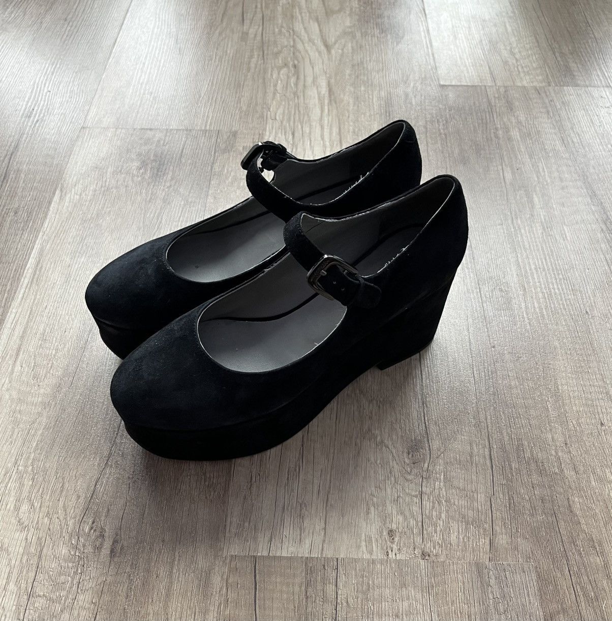 Jel Sander Helled Shoes Black Suede Size 37