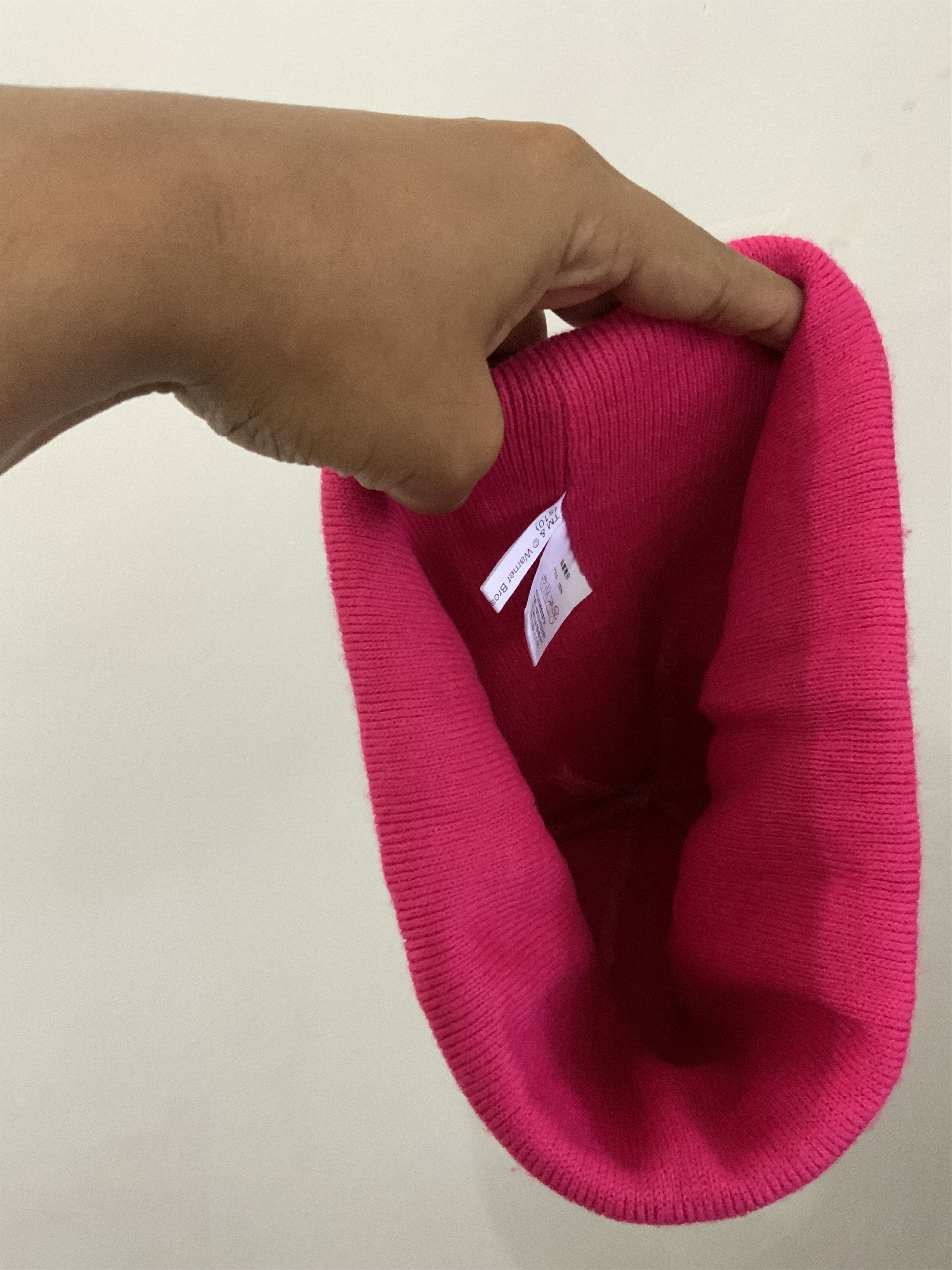 Warner Bros Tweety Warner Bros Pink Beanie Hat Size ONE SIZE - 8 Thumbnail