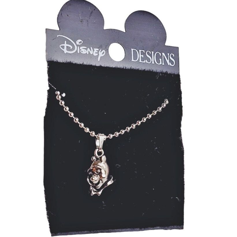 Disney Disney Parks Winnie the Pooh Silver-Toned Head Necklace NIP Size ONE SIZE - 1 Thumbnail