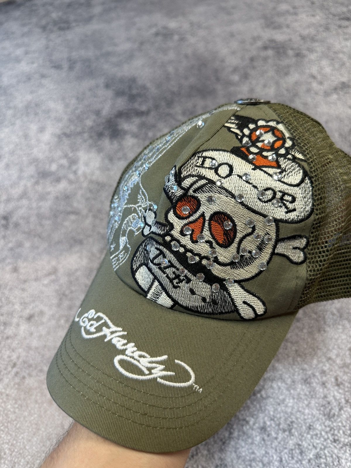 Christian Audigier × Ed Hardy × Vintage Y2K vintage Ed hardy cap