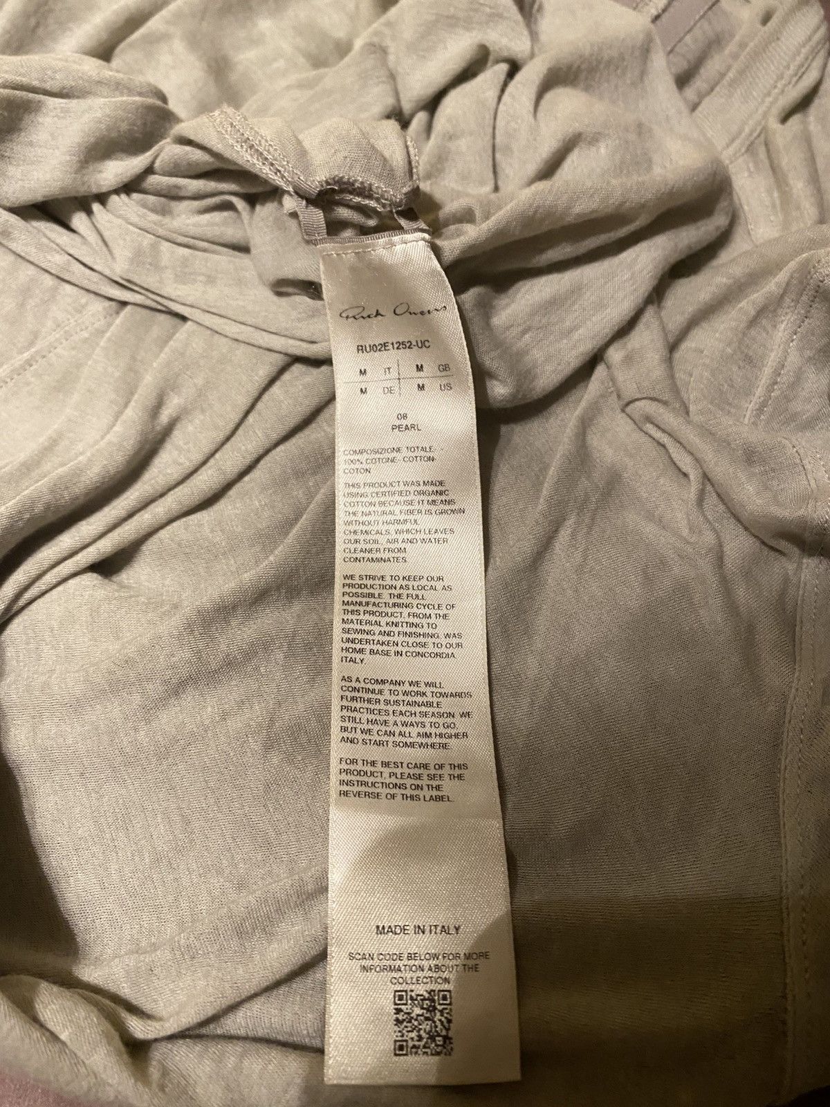 Rick Owens Rick Owens “Forever” Long Sleeve Top Size US M / EU 48-50 / 2 - 4 Thumbnail