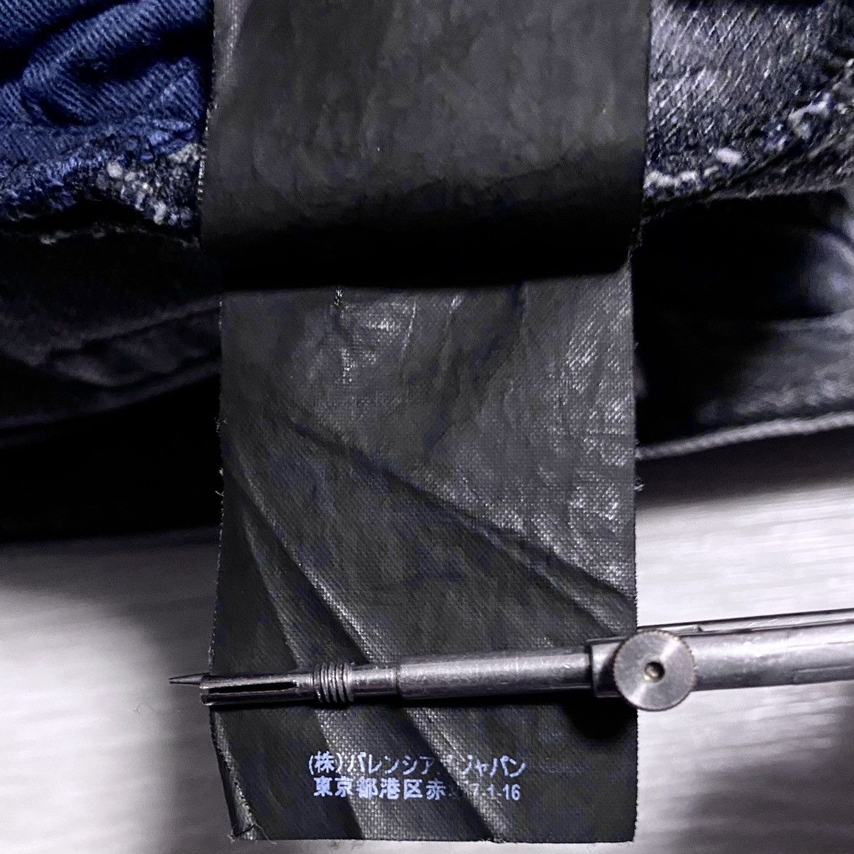 Balenciaga Unisex Balenciaga FW’17 Archetype Graphite Black Denim Jeans Size US 28 / EU 44 - 20 Thumbnail