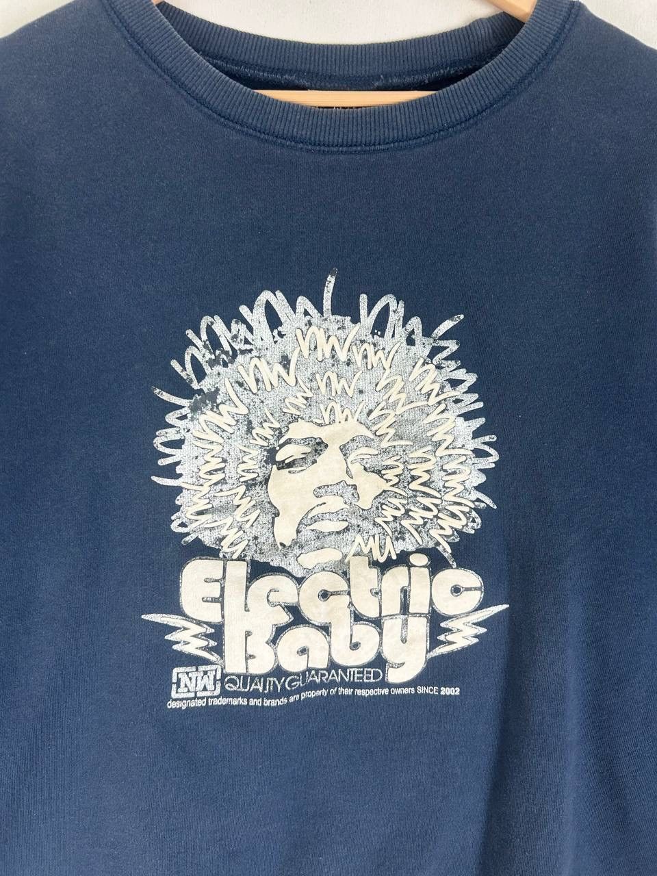 Band Tees Vintage Y2K Electric Baby Sweatshirt – Jimi Hendrix Afro Size US L / EU 52-54 / 3 - 5 Thumbnail