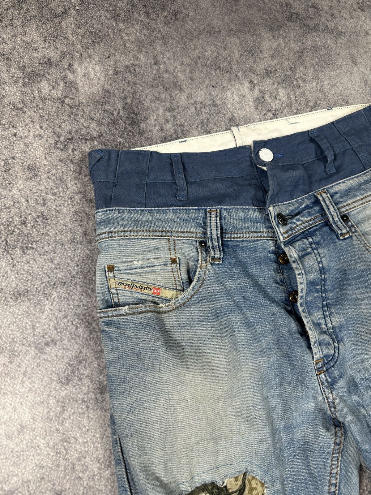 Diesel Y2K Casual Jeans Diesel Camo Pants Avant Garde Opium Rare 32 Size US 32 / EU 48 - 4 Thumbnail