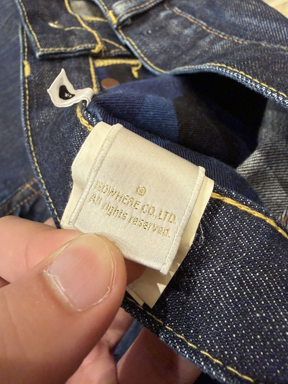 Bape Bape Embroidered Selvedge Denim Jeans Size US 34 / EU 50 - 7 Thumbnail