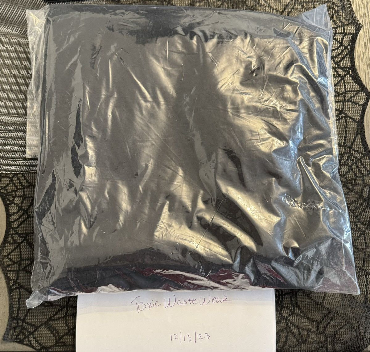 Supreme sweatpants metallic rib black XL new
