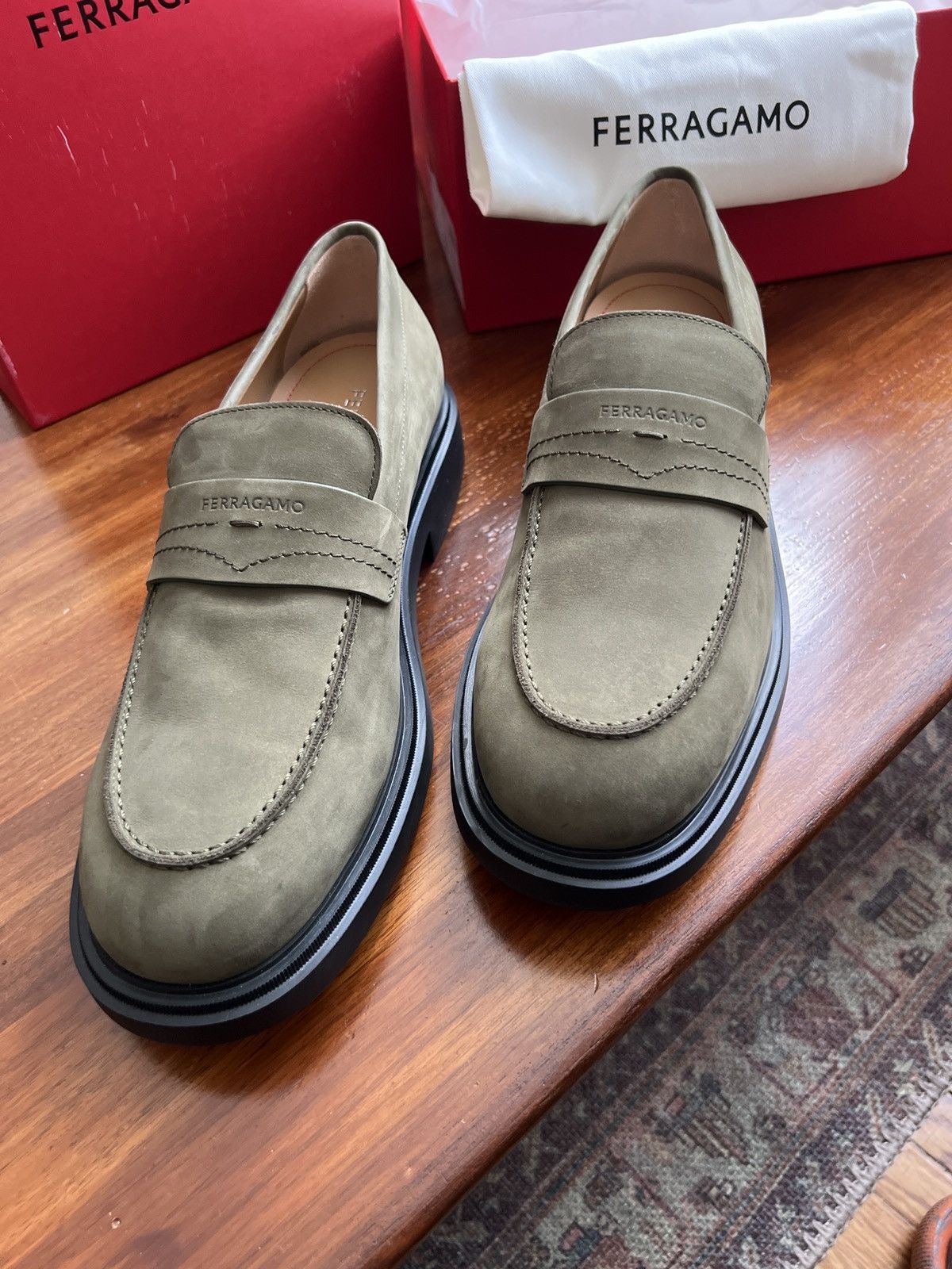 Salvatore Ferragamo Salvatore Ferragamo Caligola Loafers Size US 10.5 / EU 43-44 - 9 Thumbnail