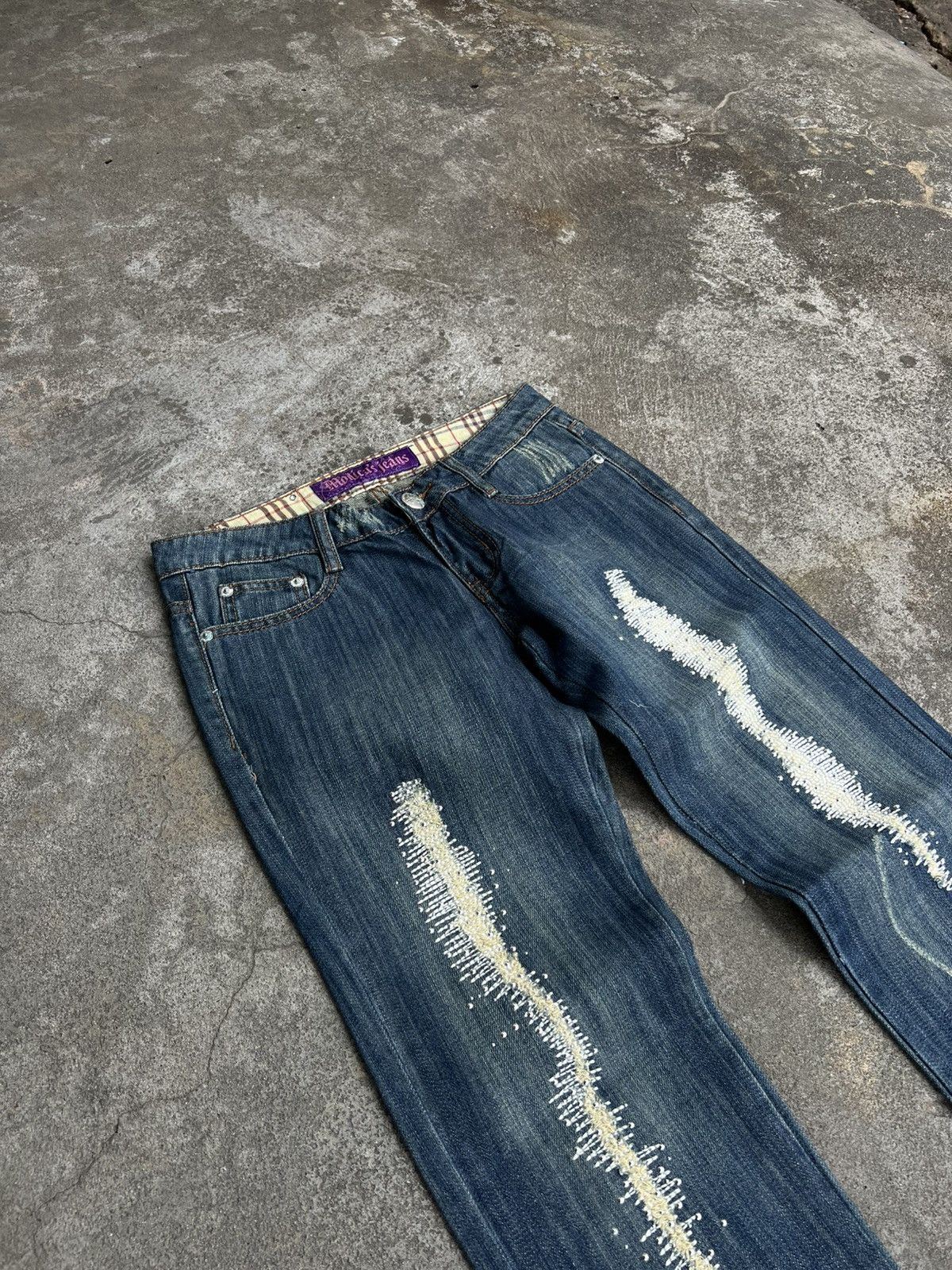 Hysteric Glamour × If Six Was Nine × Le Grande Bleu (L.G.B.) CRAZY VINTAGE FLARED jeans if six was nine style Size US 29 - 3 Thumbnail