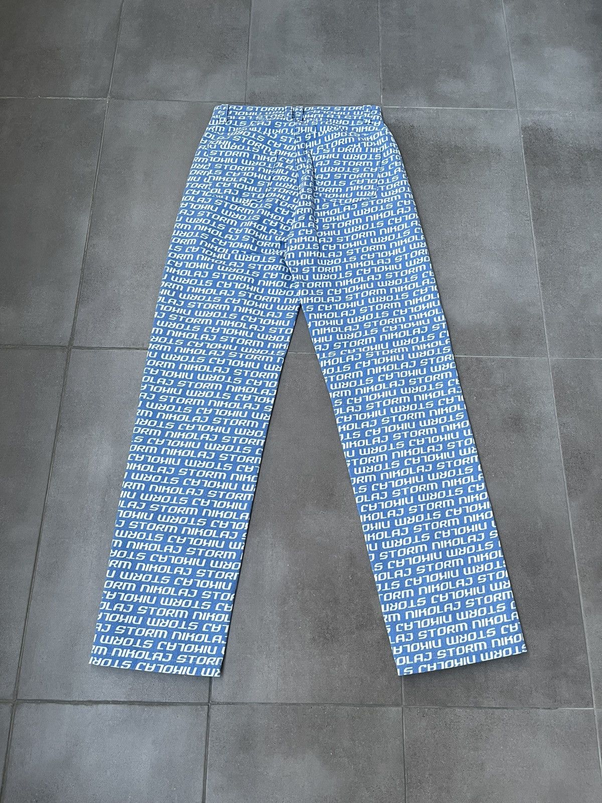 Other !DS! SS23 Nikolaj Storm Chaco Monogram Denim Pants Size US 30 / EU 46 - 9 Thumbnail