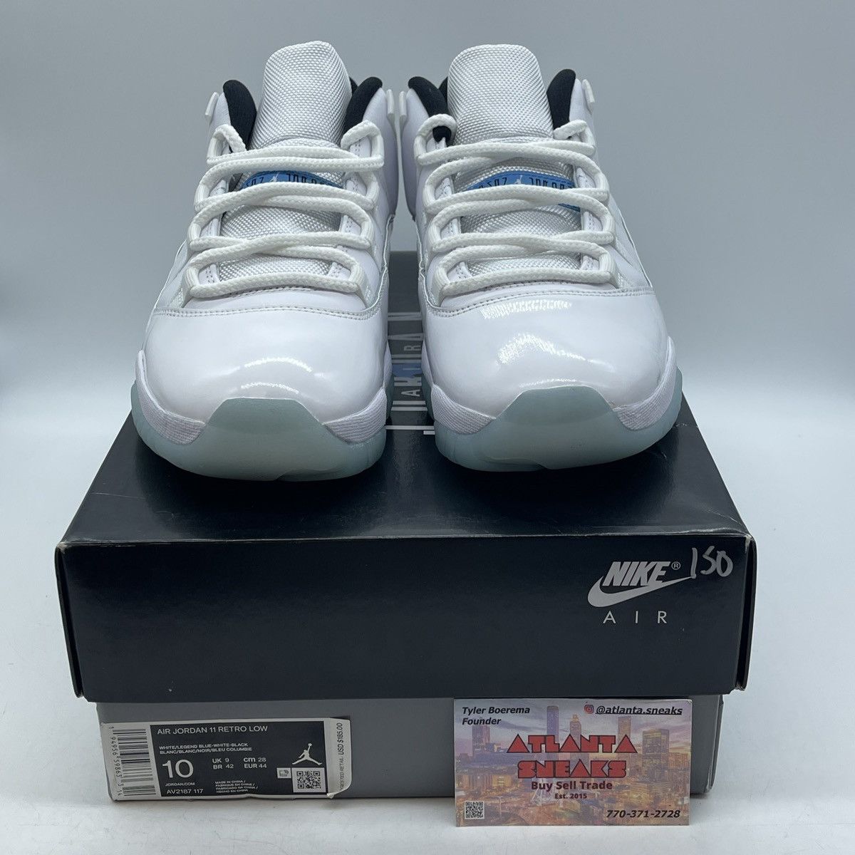 Air jordan 11 low legend blue
