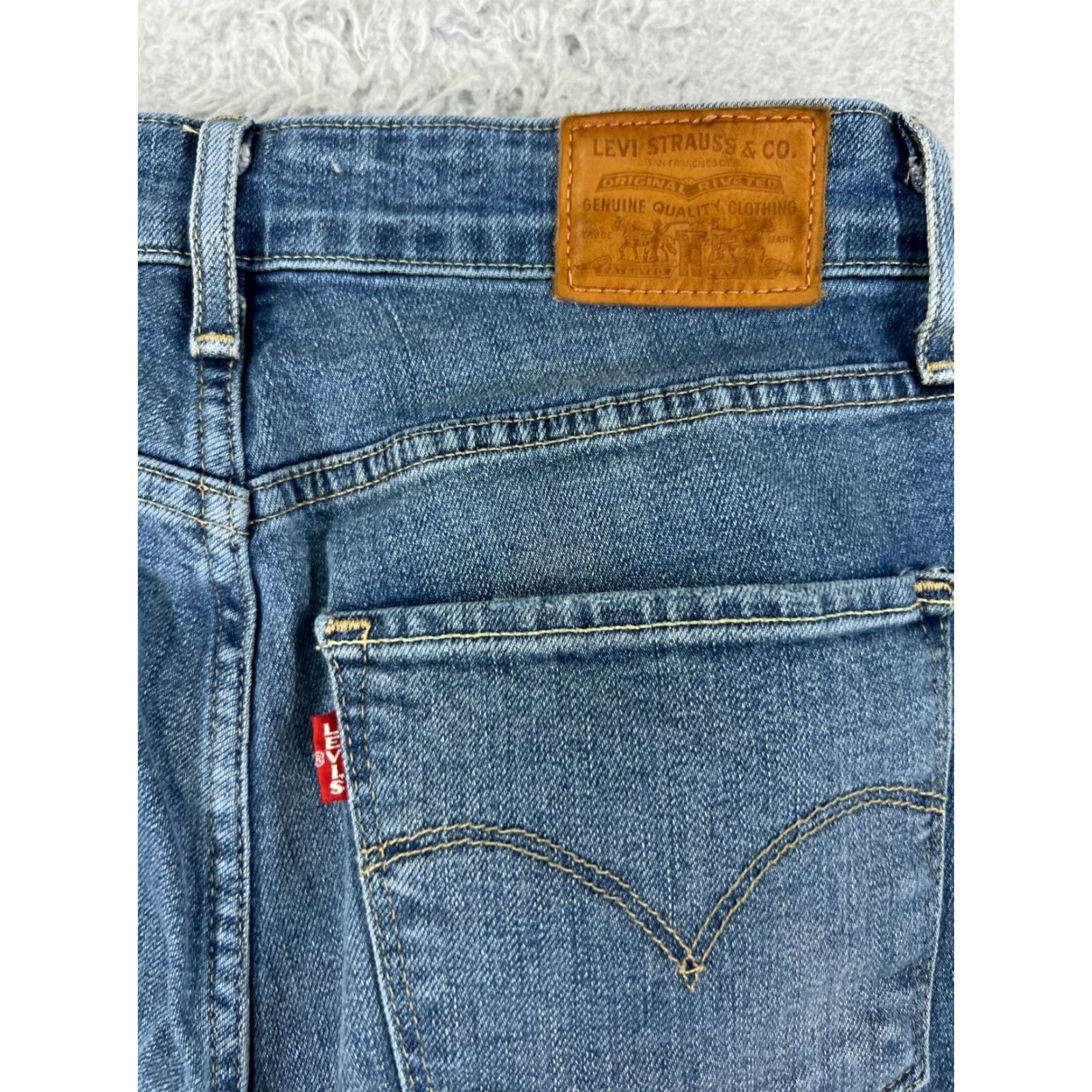 Levi's Levi's Women’s Denim Jeans 28 Blue Stretch Skinny High Rise Casual 2010s Size 28" / US 6 / IT 42 - 3 Thumbnail