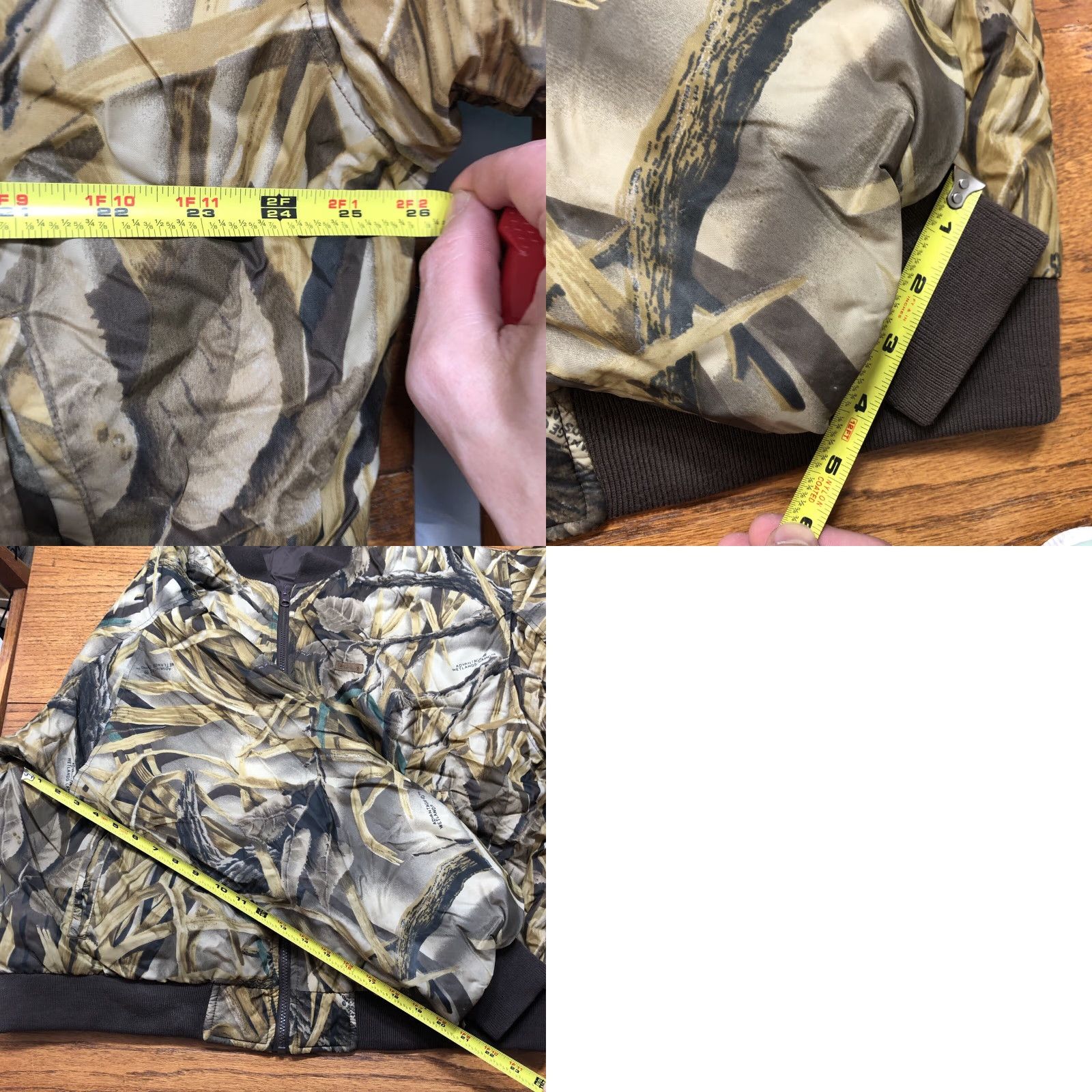 Vintage VINTAGE Woolrich Jacket Mens Large Camouflage Nylon Hooded Bomber Coat with Stand-Up Collar, 90s Grunge Outdoor Hunting Size US L / EU 52-54 / 3 - 9 Thumbnail