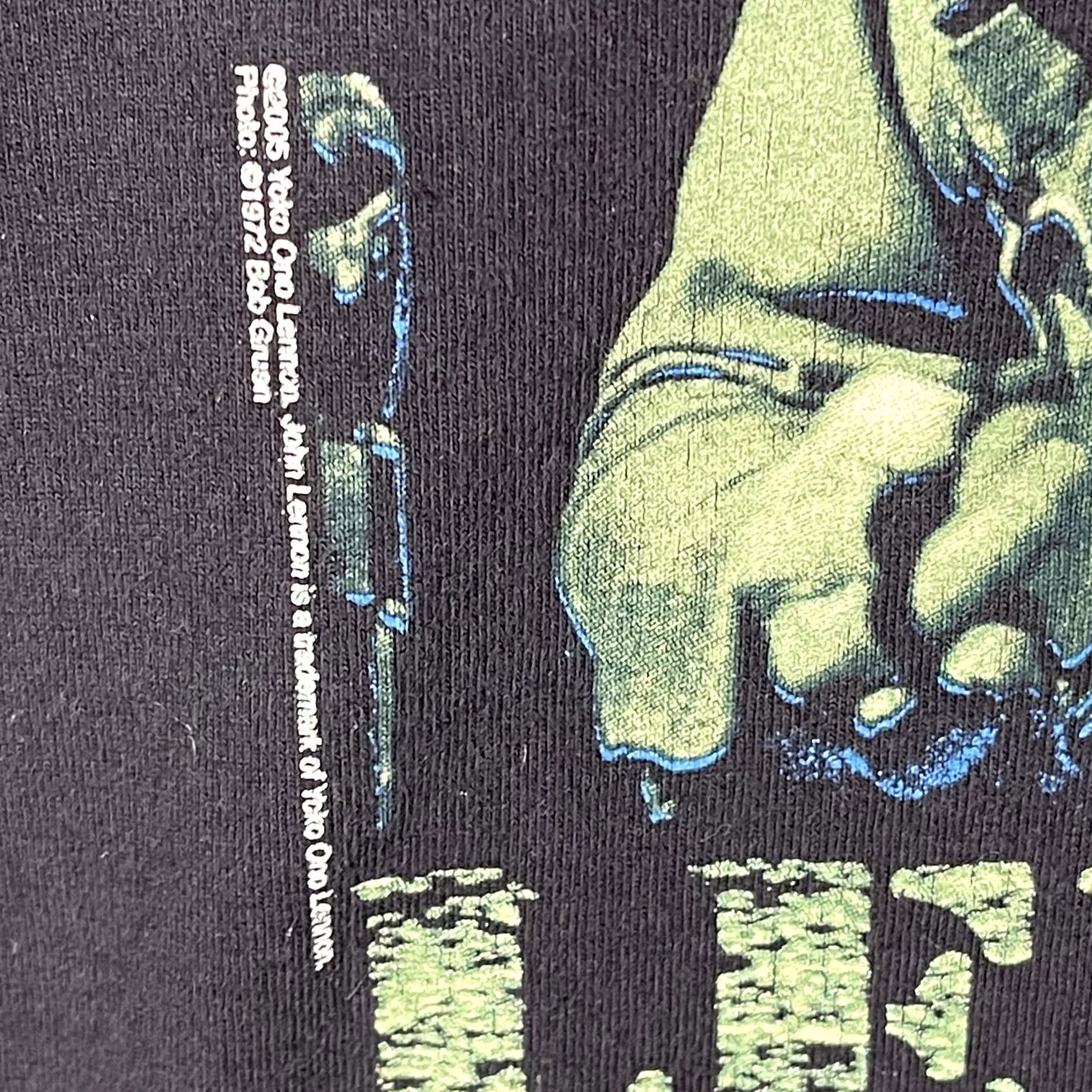Vintage VTG John Lennon Shirt Mens XL Black Alstyle Graphic Rock Band Music T-Shirt Tee Size US XL / EU 56 / 4 - 4 Thumbnail