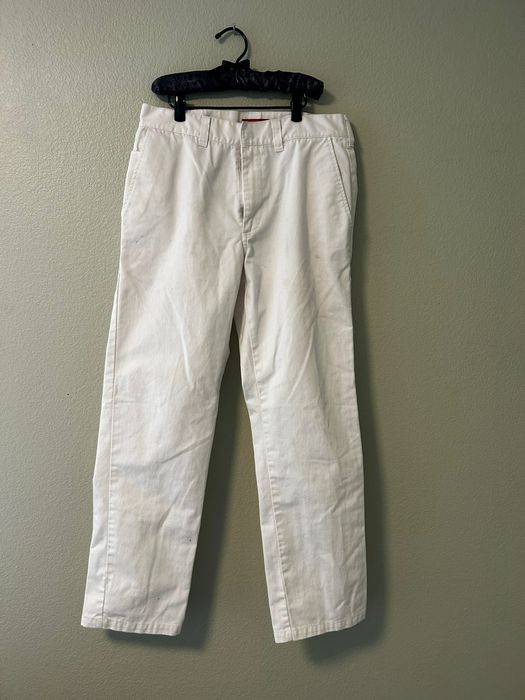 Supreme Supreme Work Pants-White | Grailed