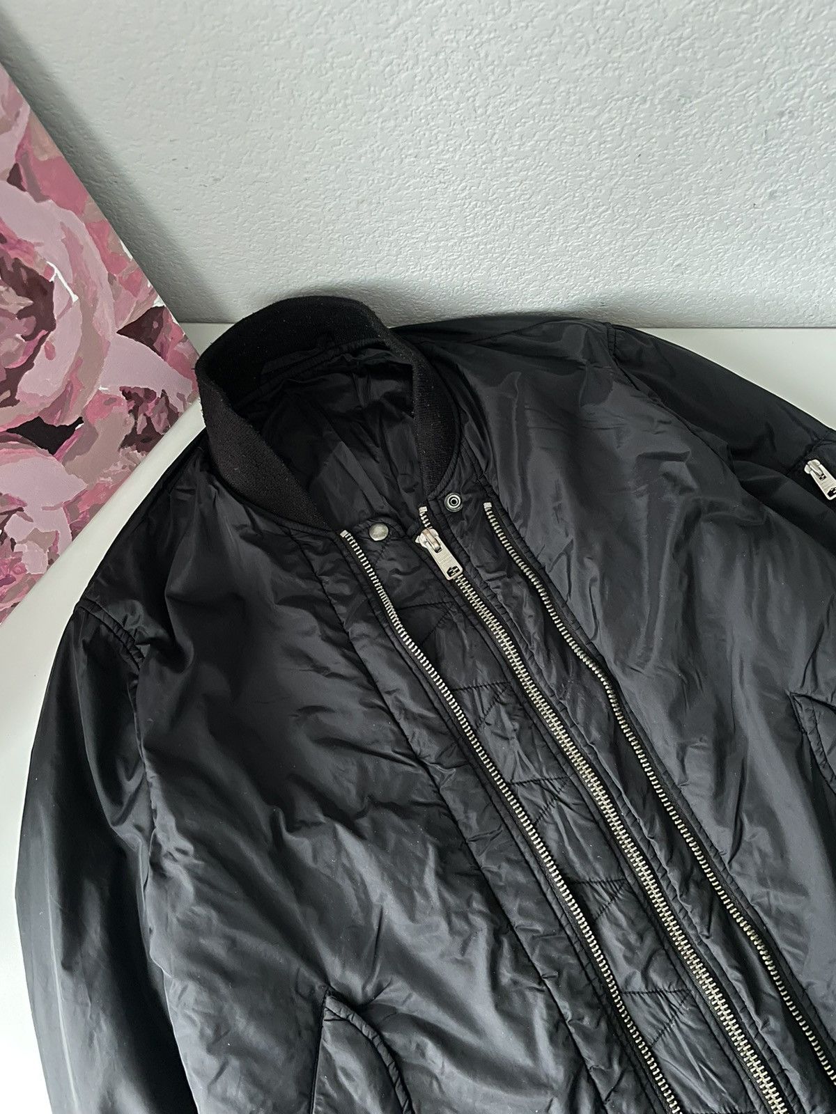 Allsaints Allsaints Bomber Nylon Zippers Full 4 Black Luxury Size US M / EU 48-50 / 2 - 5 Thumbnail