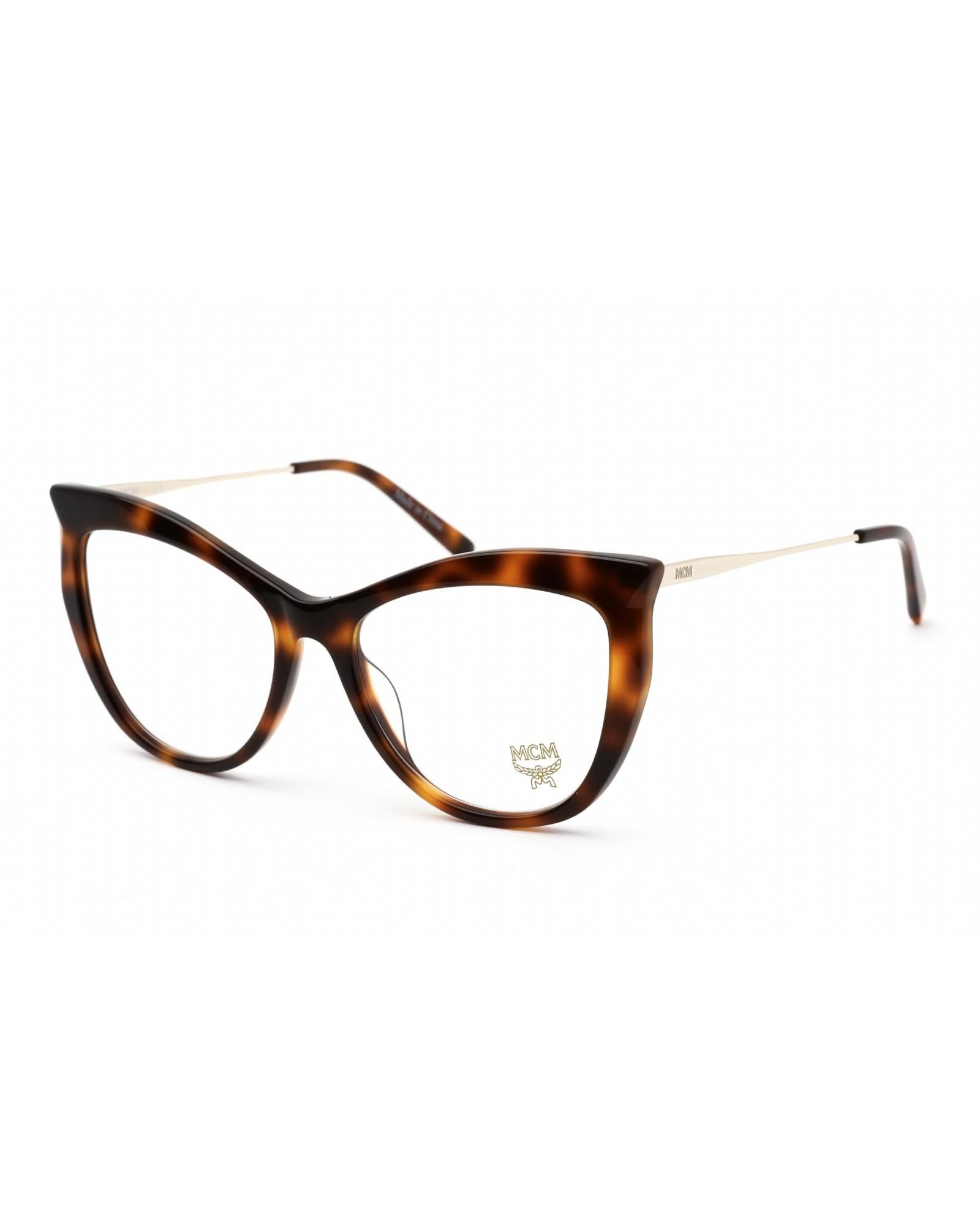 image of MCM2701 Eyeglasses Havana/clear Demo Lens, Women's