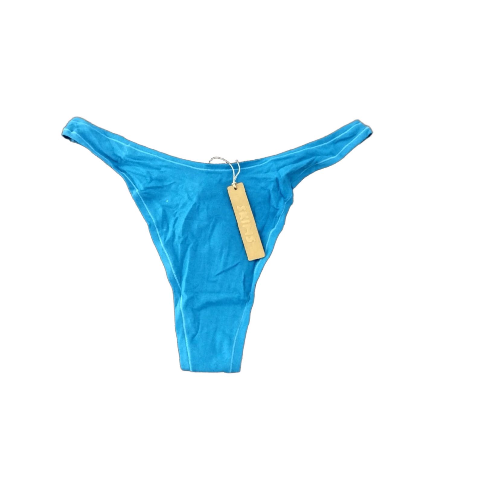 SKIMS Skims Mykonos Color Cotton Jersey Dipped Thong 3X Plus Size Panties Vshape Low Rise Womens Size XXL / US 16-18 / IT 52-54 - 1 Thumbnail
