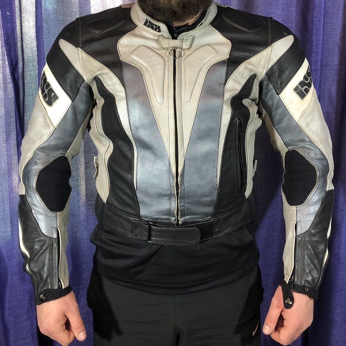 Ducati × Ferrari × Yamaha IXS Motorcycle Moto Leather Jacket Racing Size US M / EU 48-50 / 2 - 2 Thumbnail