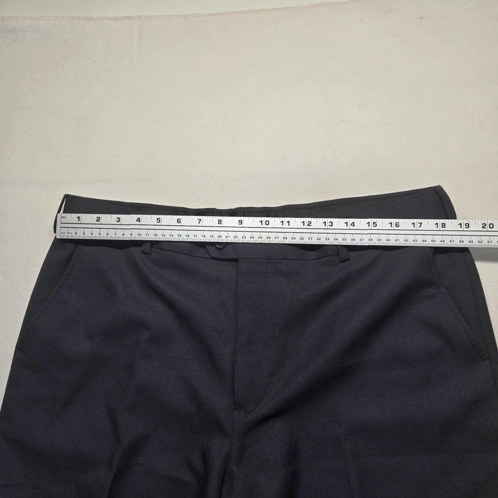 George George Black Dress Pants Slacks 5-Pocket 30 Inseam 38 Waist Adult Men's Size 38 x 30 Regular Fit Pants Size US 38 / EU 54 - 4 Thumbnail