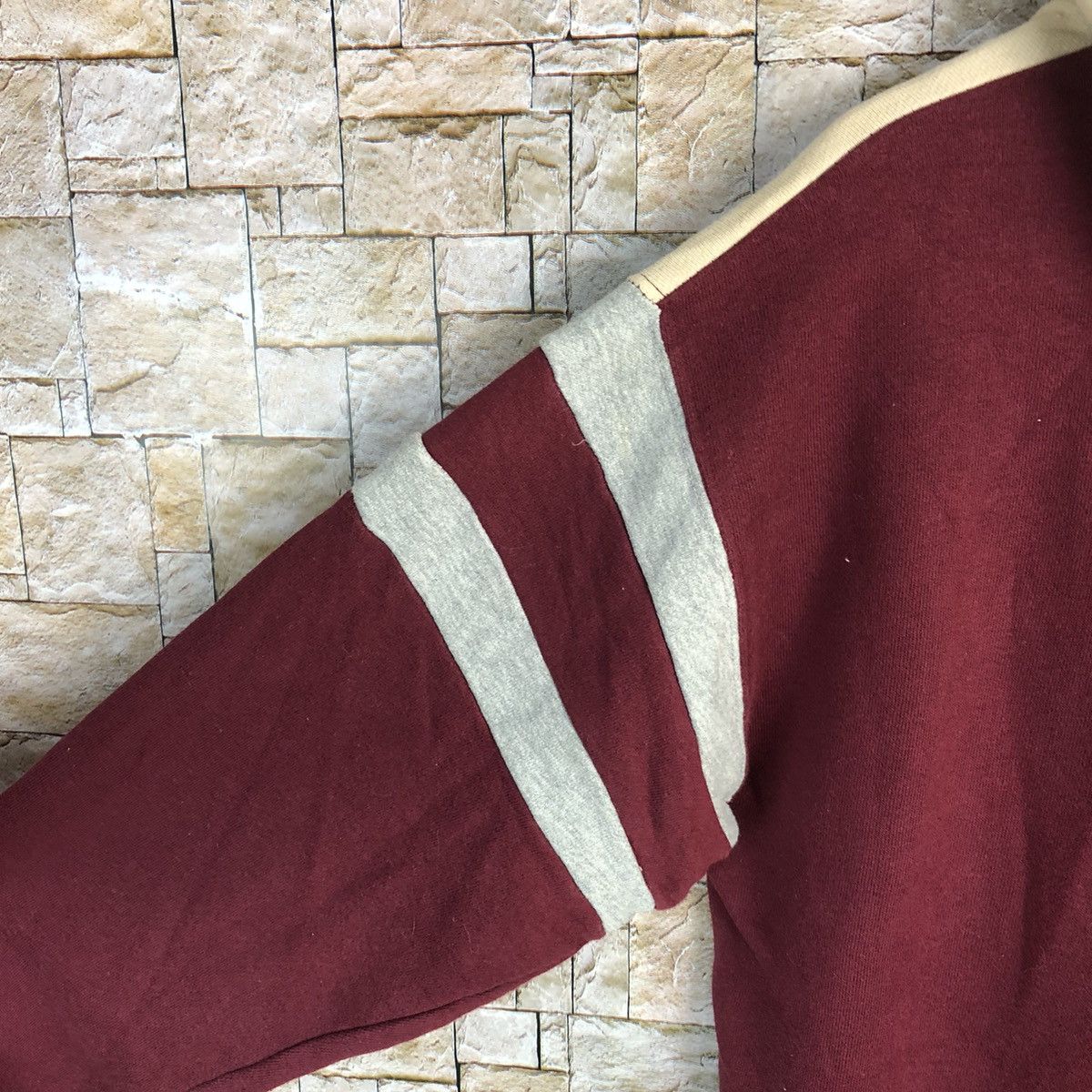 Japanese Brand Oblo Red Hoodie Bombers Jacket #A795 Size US M / EU 48-50 / 2 - 14 Thumbnail