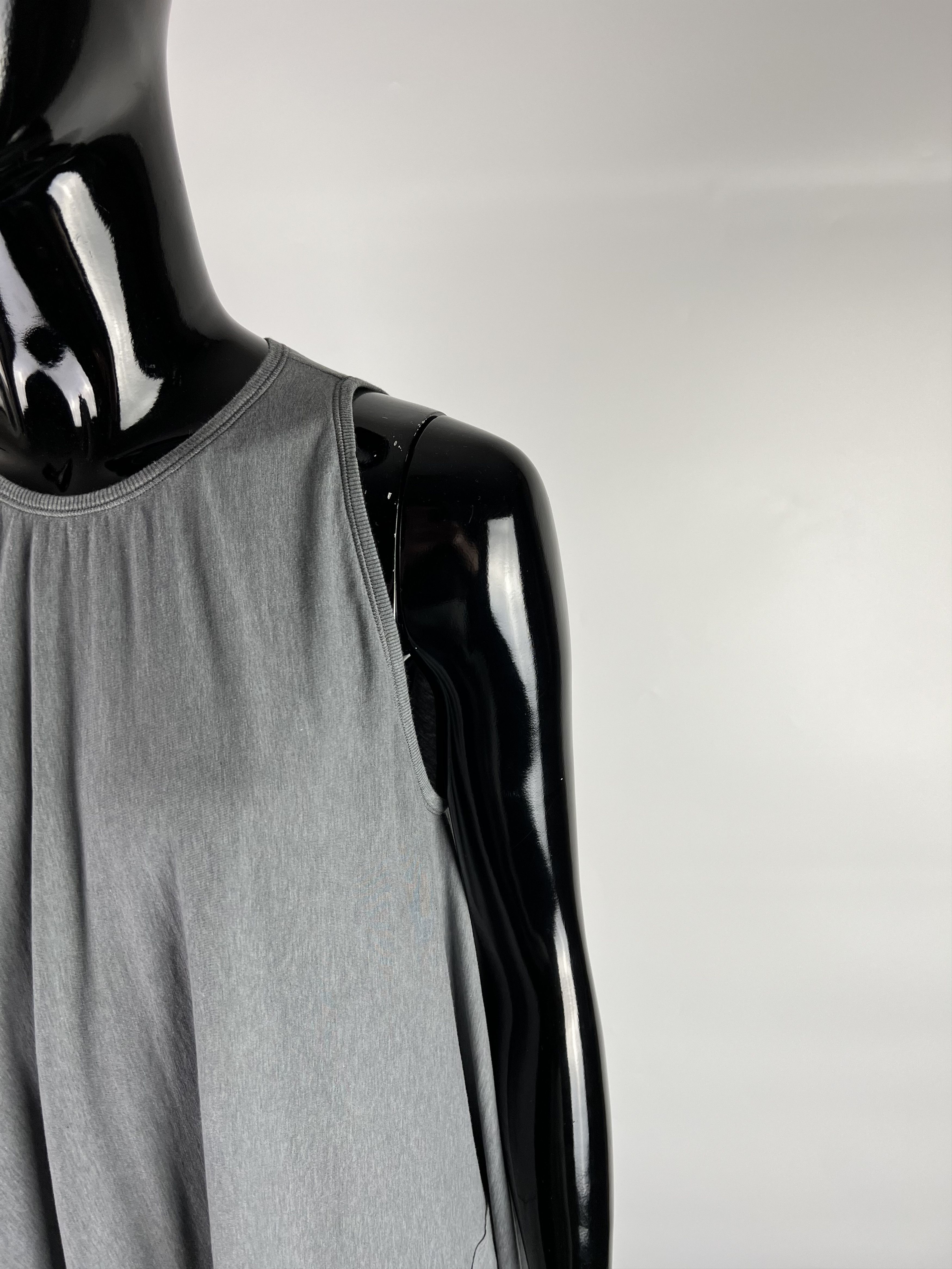 Brunello Cucinelli Rivamonti Gray Asymmetrical Sleeveless Dress Size L/XL Size XL / US 12-14 / IT 48-50 - 5 Thumbnail