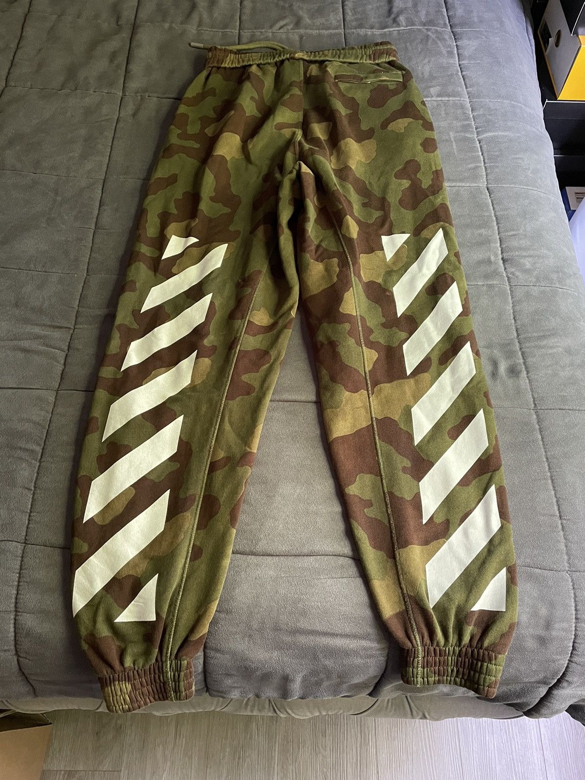 Off White Off White Seeing Things Camo Sweatpants Grailed