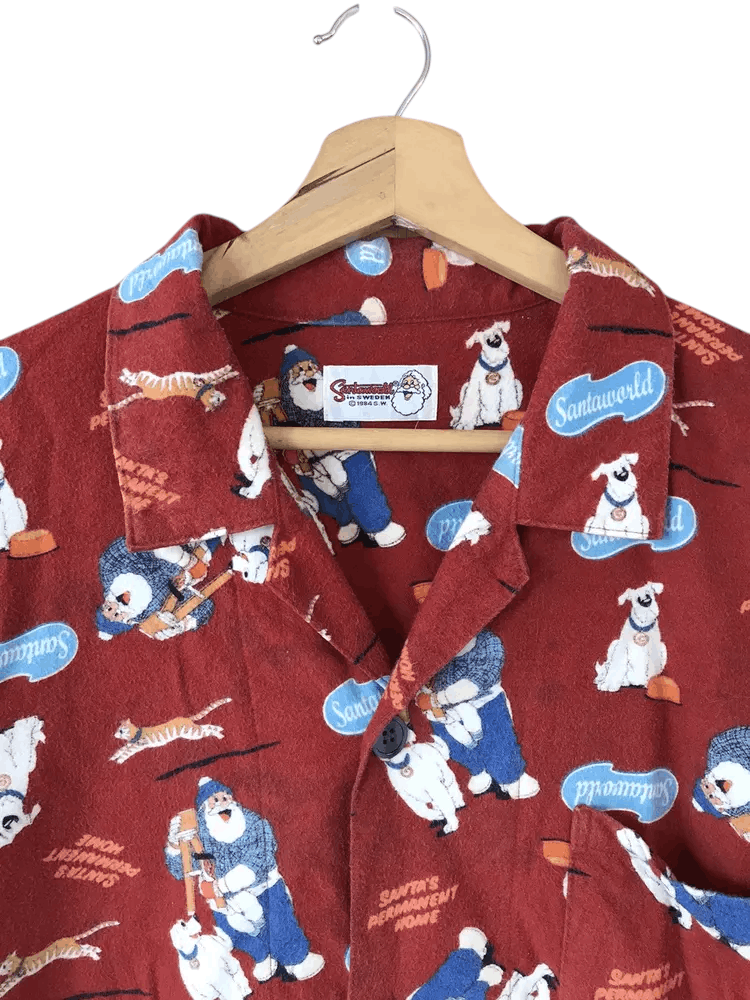 Vintage Vintage Santaworld Fleece Tshirts Size US L / EU 52-54 / 3 - 4 Thumbnail