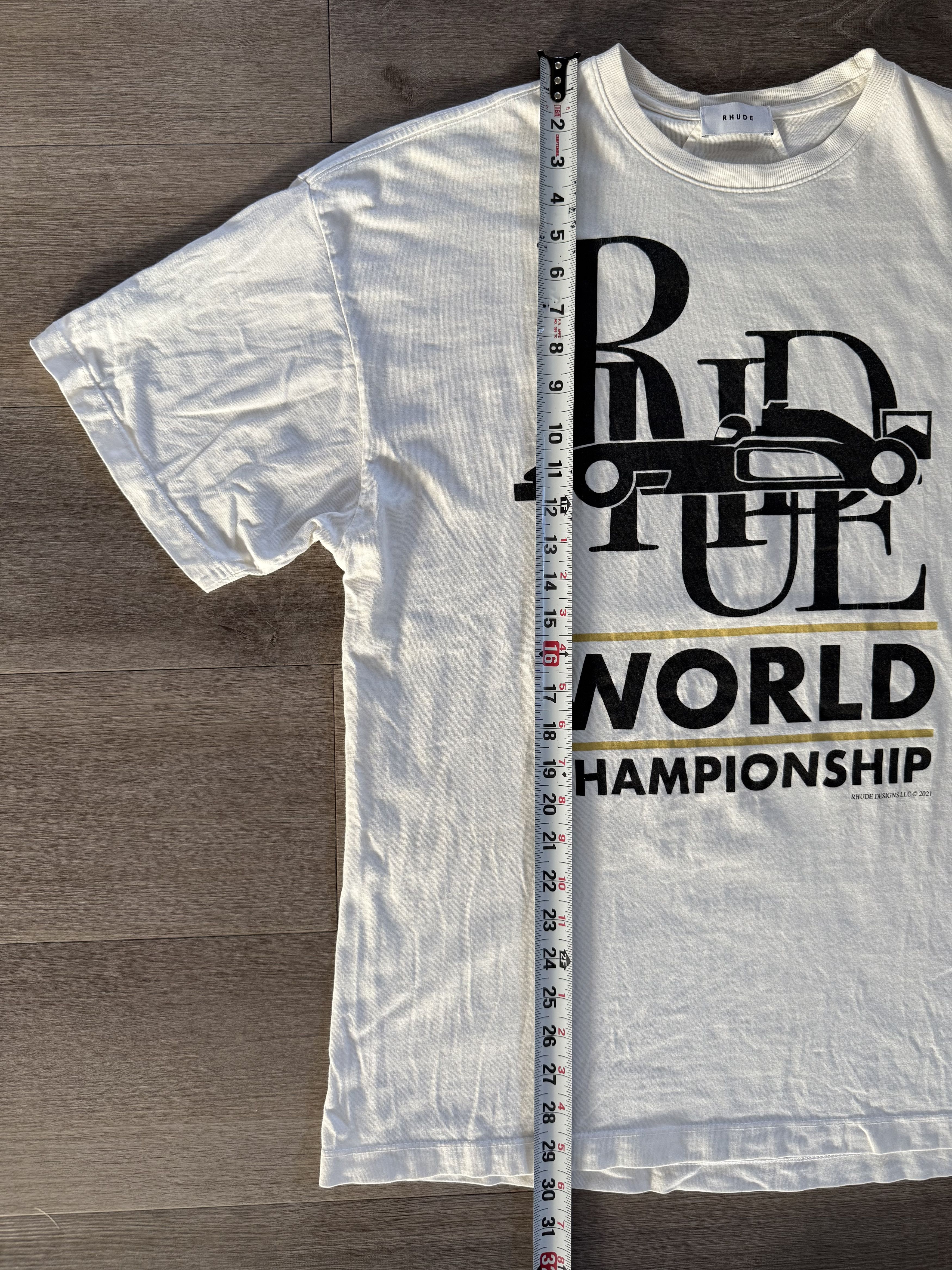 Rhude Rhude "World Championship" Tee Size US L / EU 52-54 / 3 - 7 Thumbnail