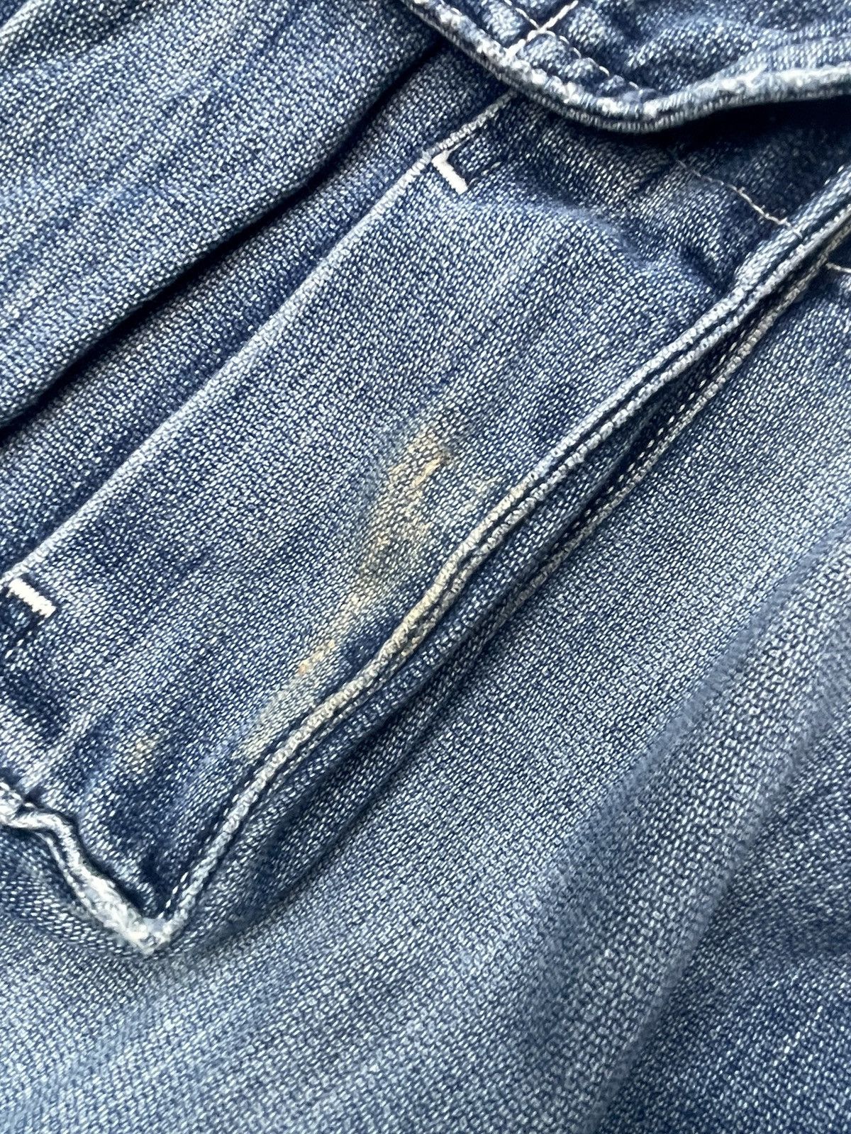 Levi's × Vintage Vintage 2003 Levis 503 e Side Pocket Distresed Denim Size US 34 / EU 50 - 23 Thumbnail