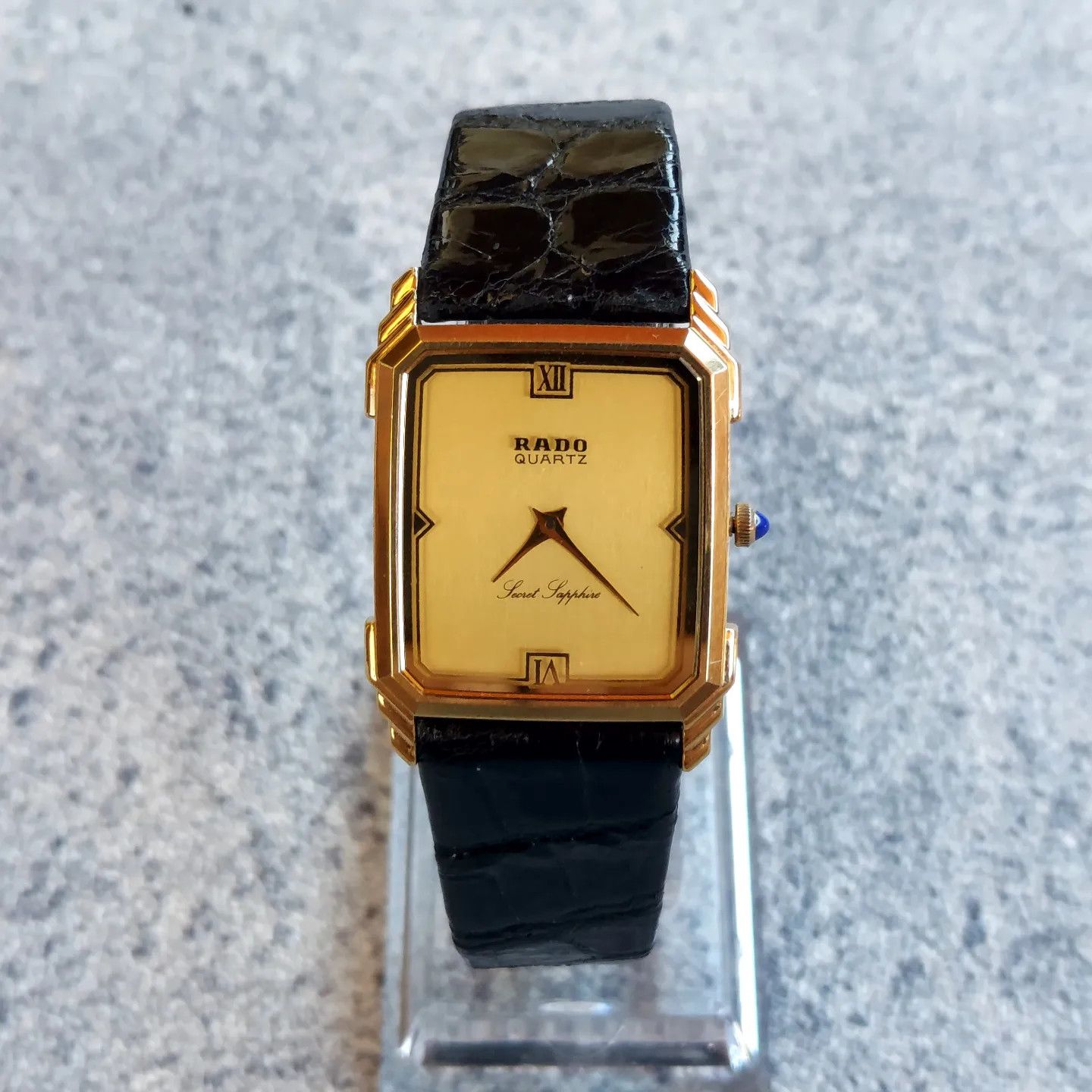 Vintage 💥 Vintage 80s Rado Secret Sapphire Octagon Size ONE SIZE - 4 Thumbnail