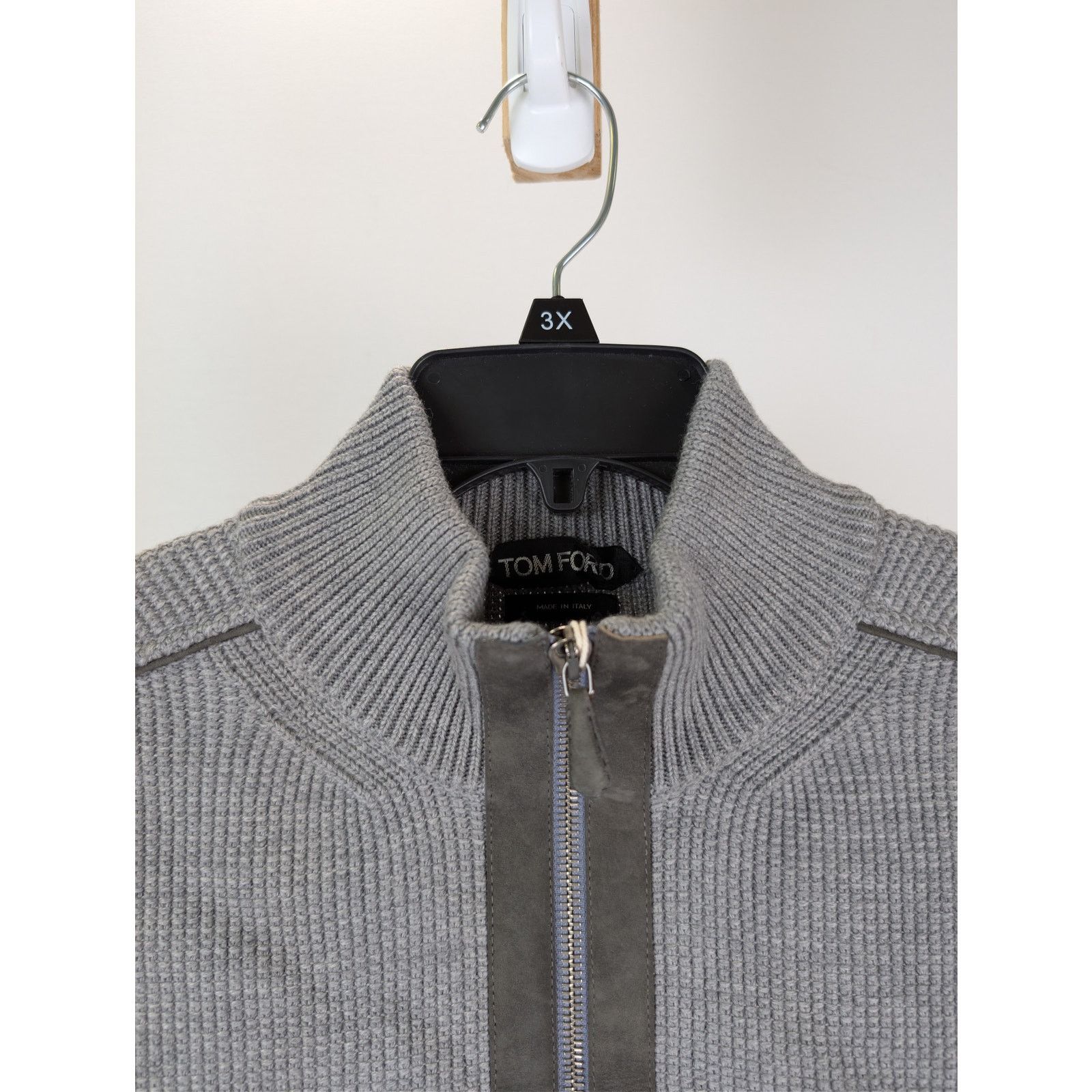 Tom Ford o1rshd1 CC20 Zipper Sweatshirt in Grey Size US M / EU 48-50 / 2 - 7 Thumbnail