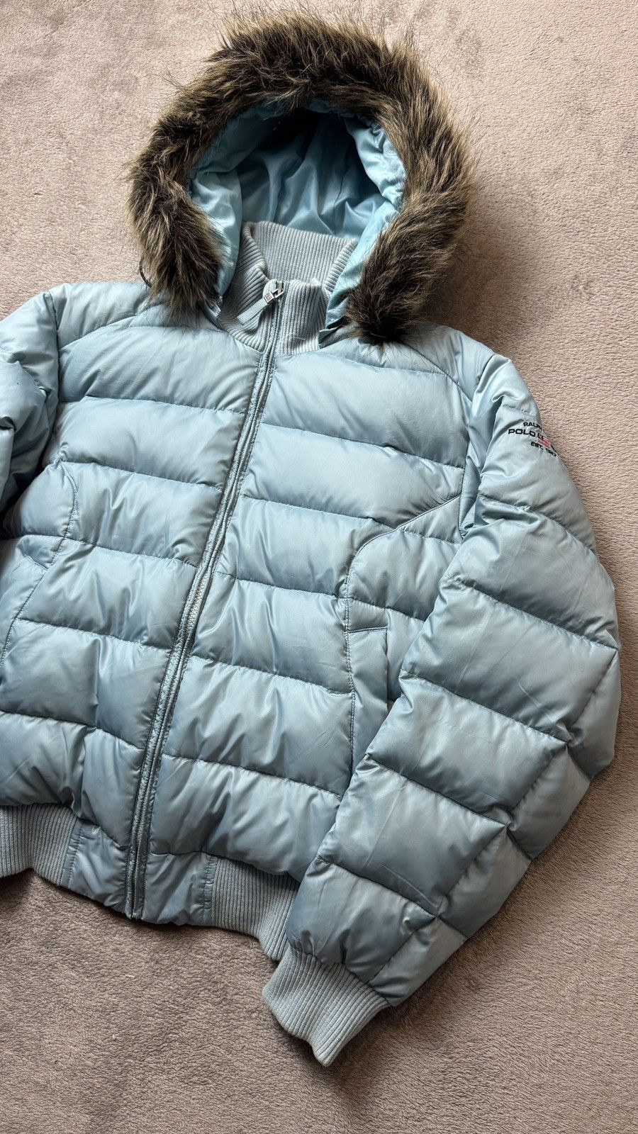 Polo Ralph Lauren Polo Jeans Ralph Lauren Y2K fur down jacket LGB Goa prada Size US S / EU 44-46 / 1 - 4 Thumbnail
