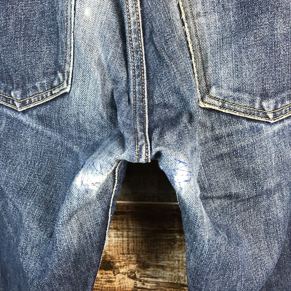 Ralph Lauren DL Ralph Lauren Rugby Blue Denim Pants #C244 Size US 31 - 14 Thumbnail
