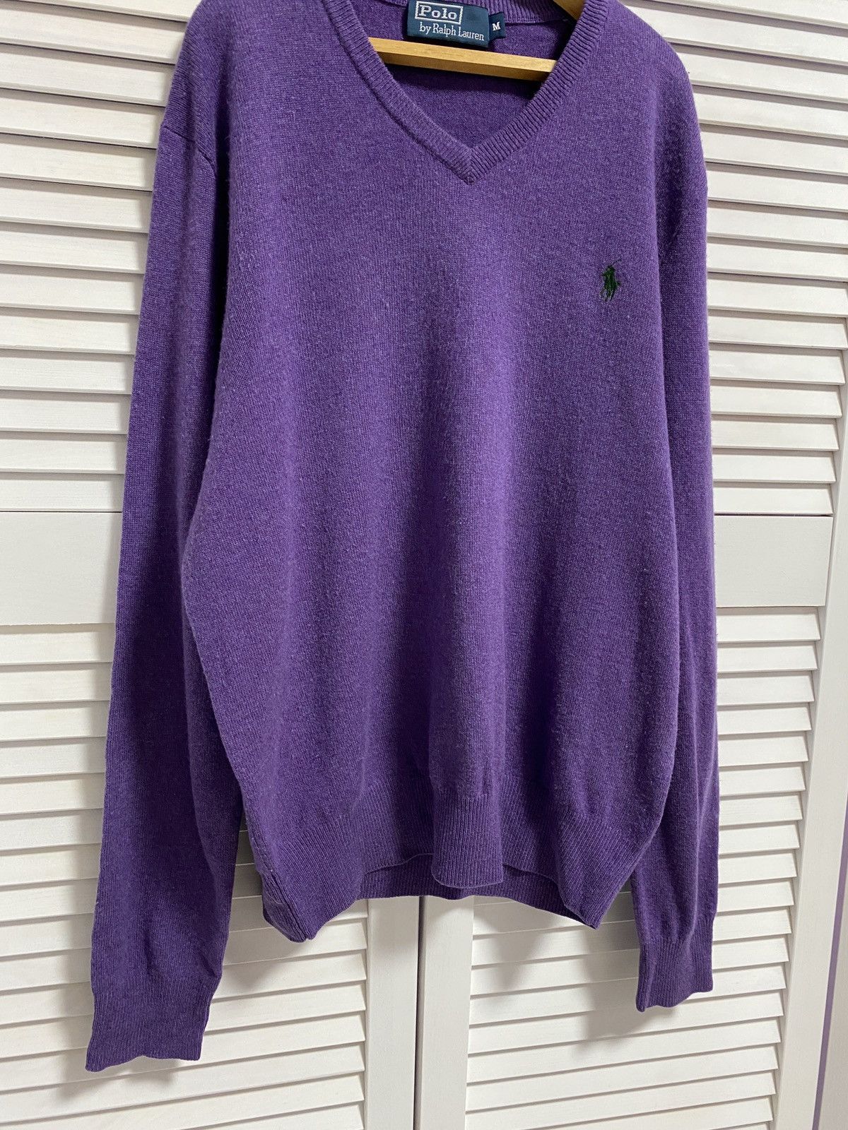 Polo Ralph Lauren × Vintage Vintage Sweater Polo Ralph Lauren Knitwear V Size US M / EU 48-50 / 2 - 3 Thumbnail