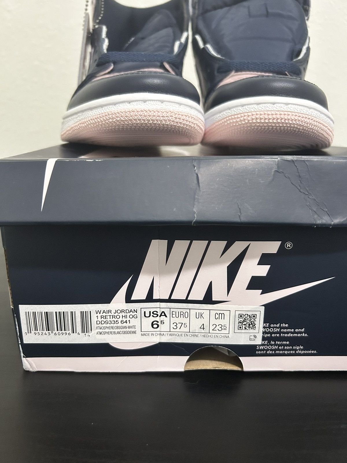 Jordan Brand × Nike Jordan 1 women’s Pink bubble Gum Size US 6.5 / IT 36.5 - 4 Thumbnail
