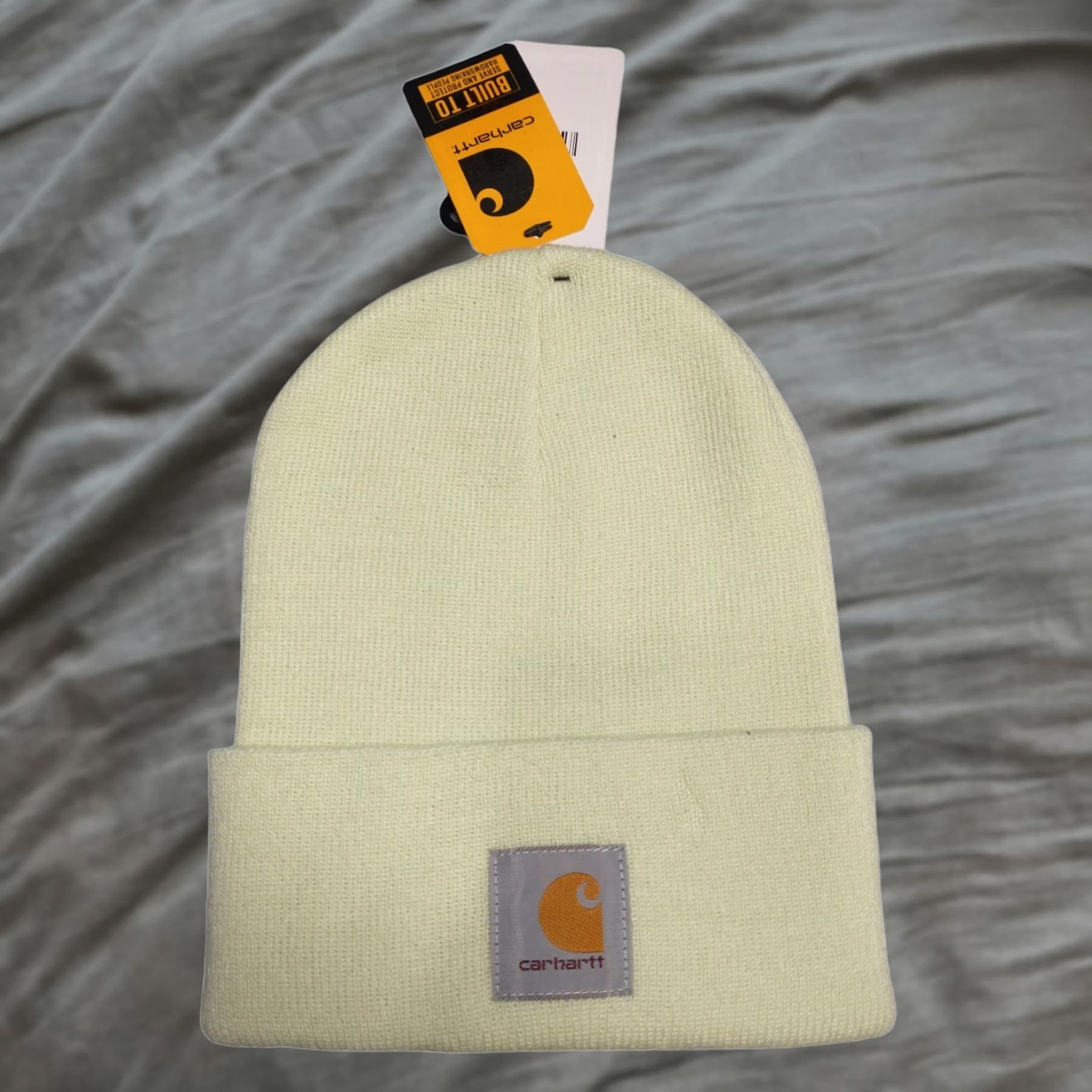 Carhartt Carhartt Beanie Mens One Size Green Acrylic Knit Ear Warmer A18GB4 Size ONE SIZE - 1 Thumbnail
