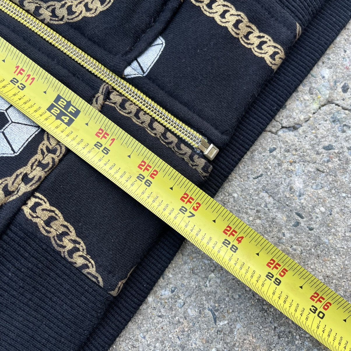 Southpole × Vintage SOUTHPOLE Gold And Silver Chain Zip Up AOP Jesse pinkman Lg Size US L / EU 52-54 / 3 - 9 Thumbnail